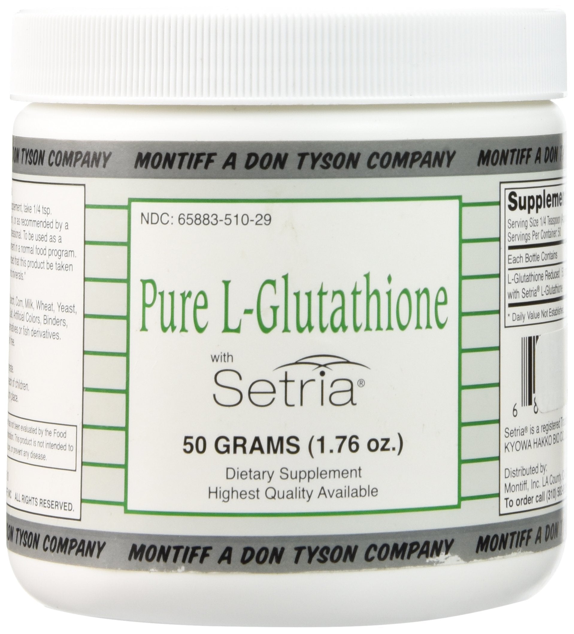 Montiff Pure L-Glutathione Powder, 50 g