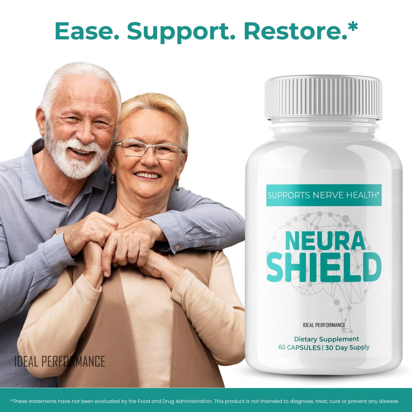 IDEAL PERFORMANCE Neura Shield Neuropathy Supplements Capsules 60 Count