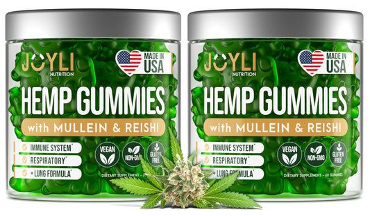 JOYLI Nutrition Hemp Gummies for Lung Cleanse 120 Count