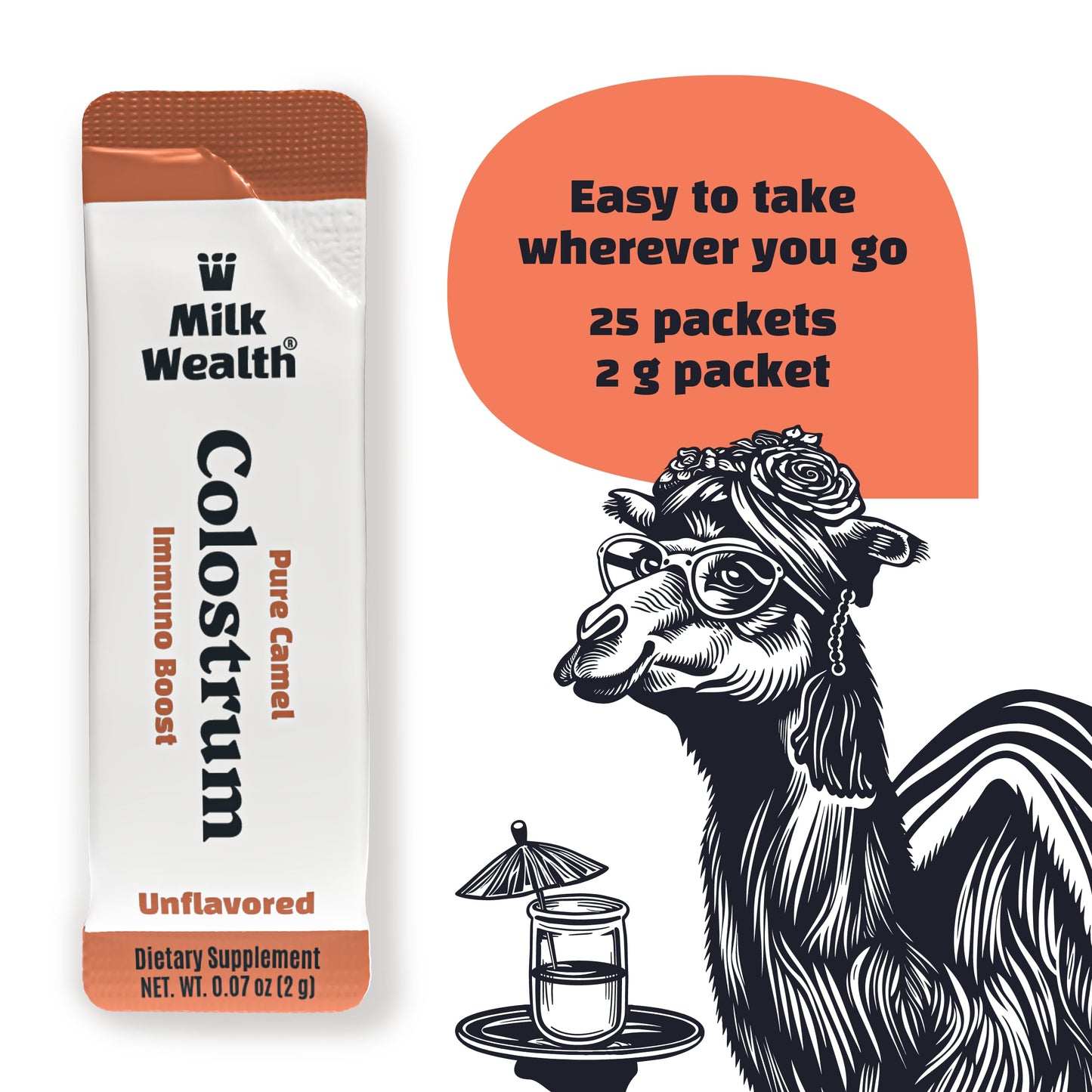 Milk Wealth Camel Colostrum Powder 1.76 oz