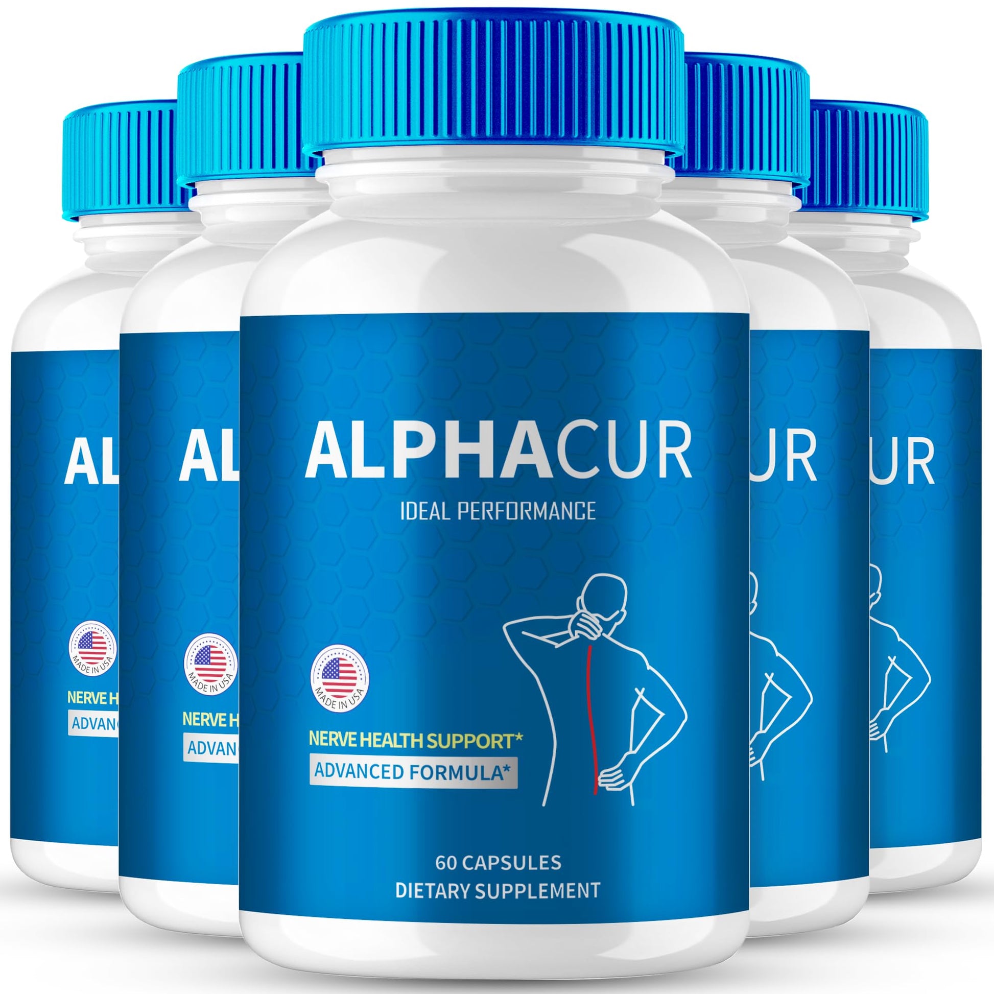 IDEAL PERFORMANCE AlphaCur for Neuropathy Advanced Formula Capsules, 300 Capsules