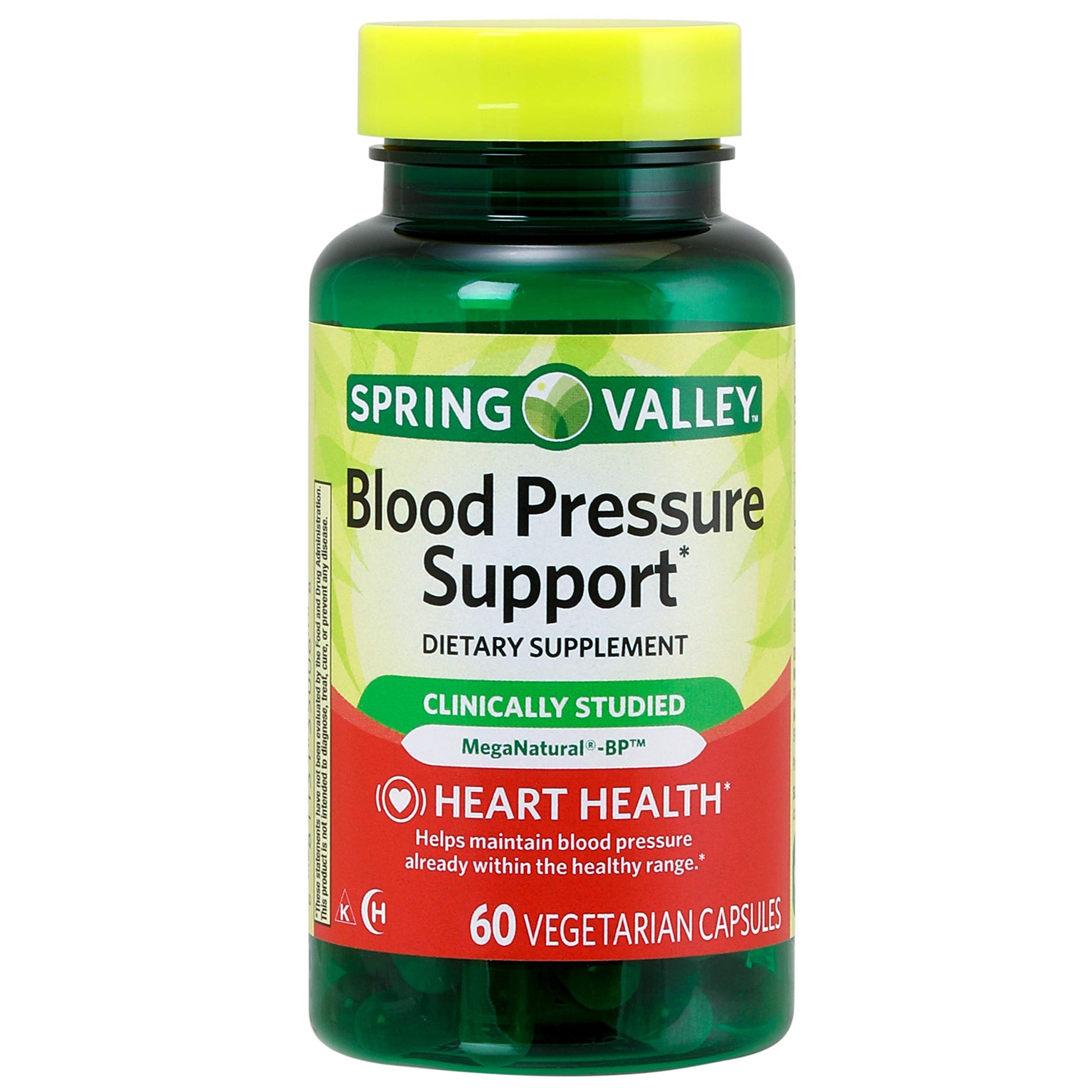 Spring Valley Blood Pressure Support, Heart Health, Capsules, 60