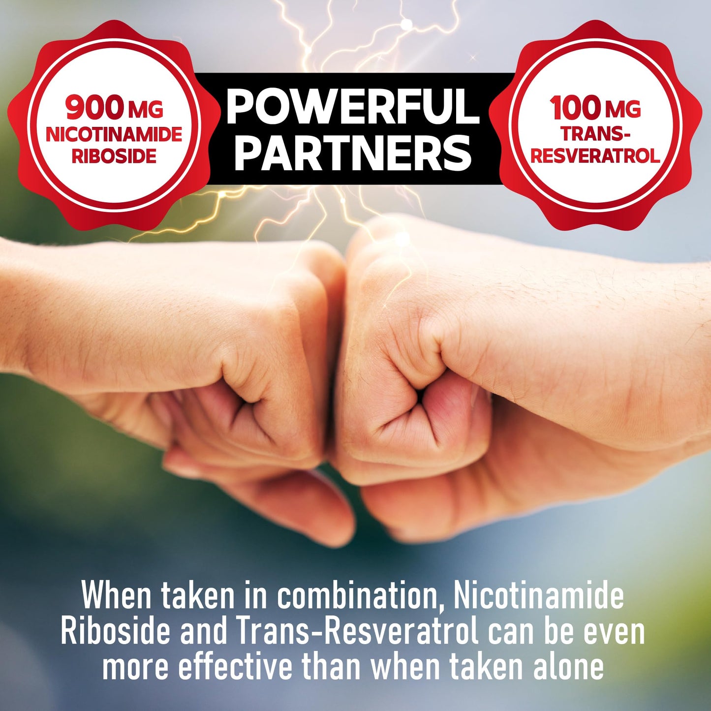 DEDICAD NAD Nicotinamide Riboside Resveratrol Plus Resveratrol Capsules 80 Count