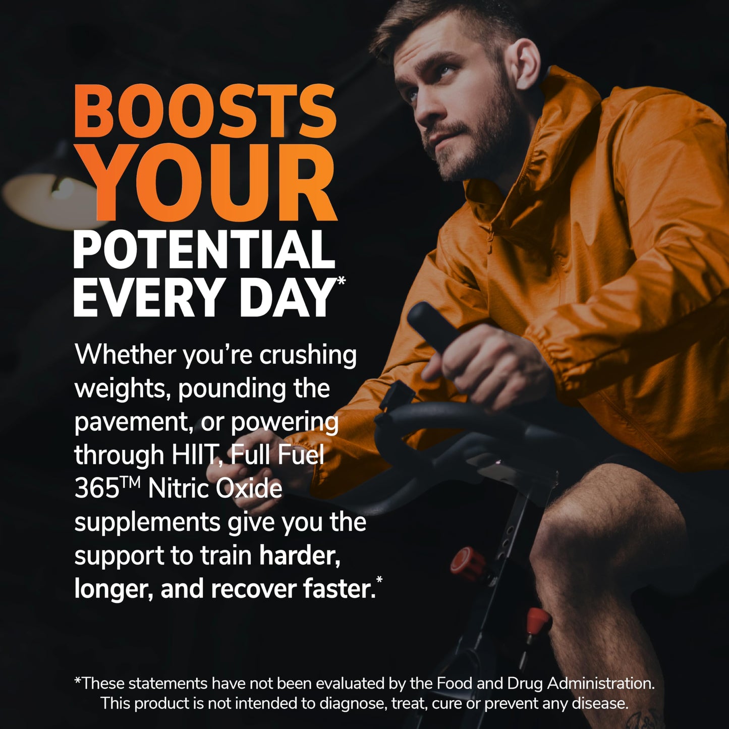 21st Century Full Fuel 365 Nitric Oxide Performance Booster with L-Arginine Capsule, 120 Count
