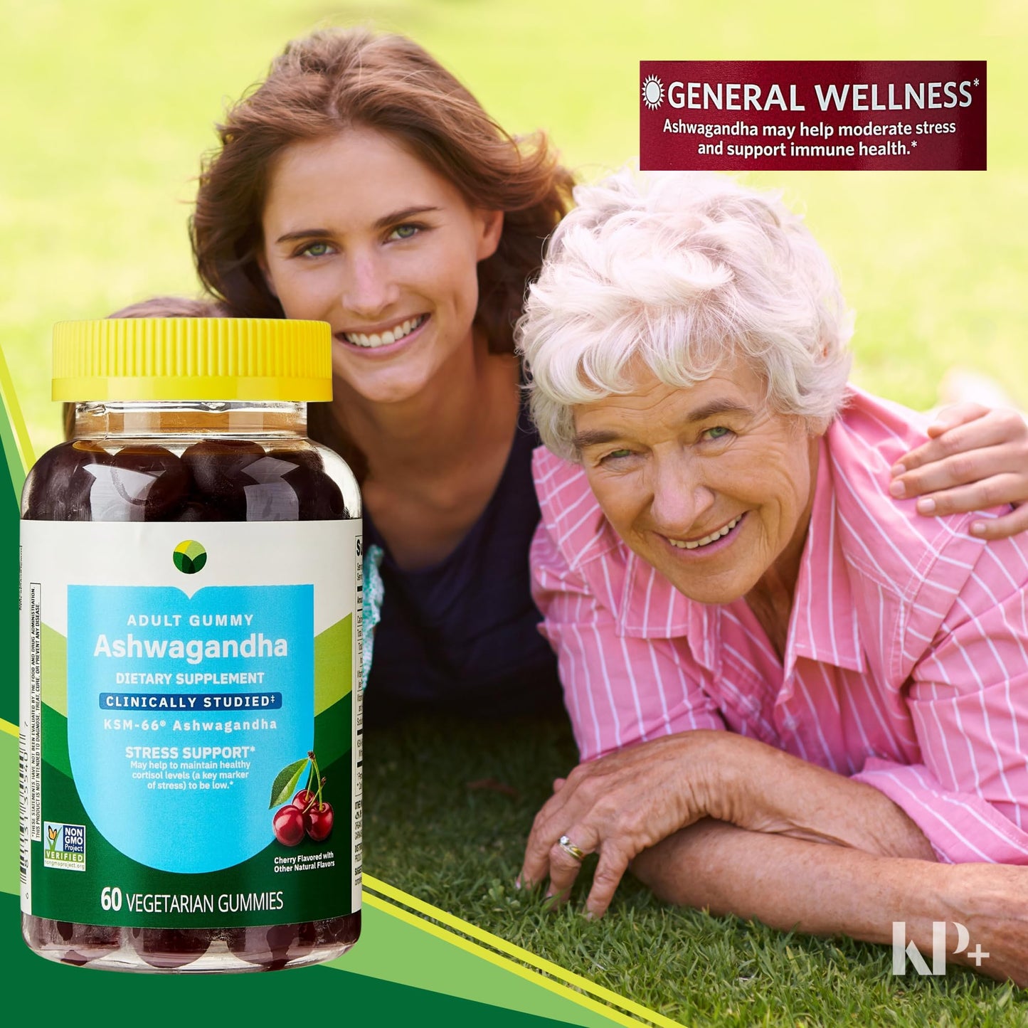 KP+ Ashwagandha Gummies 120 Count