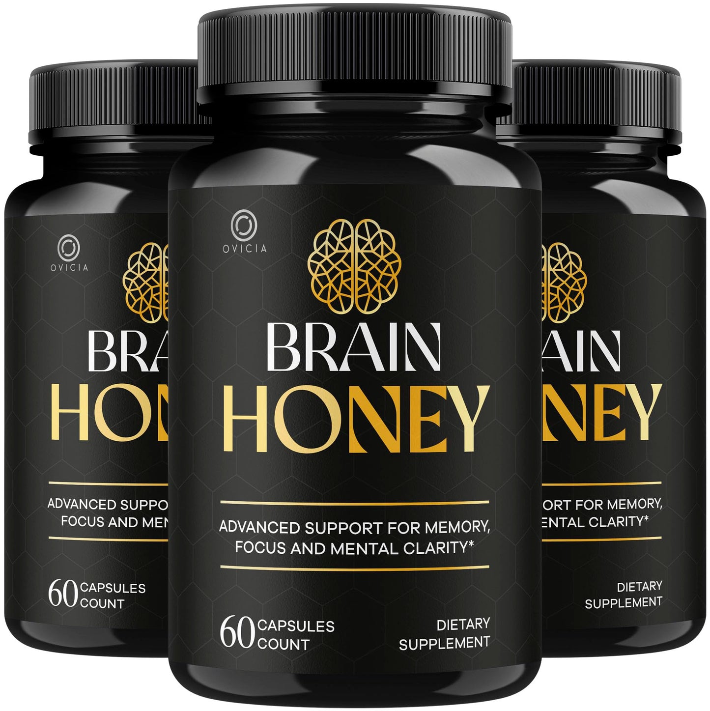 OVICIA Brain Honey Capsules, 180 Capsules