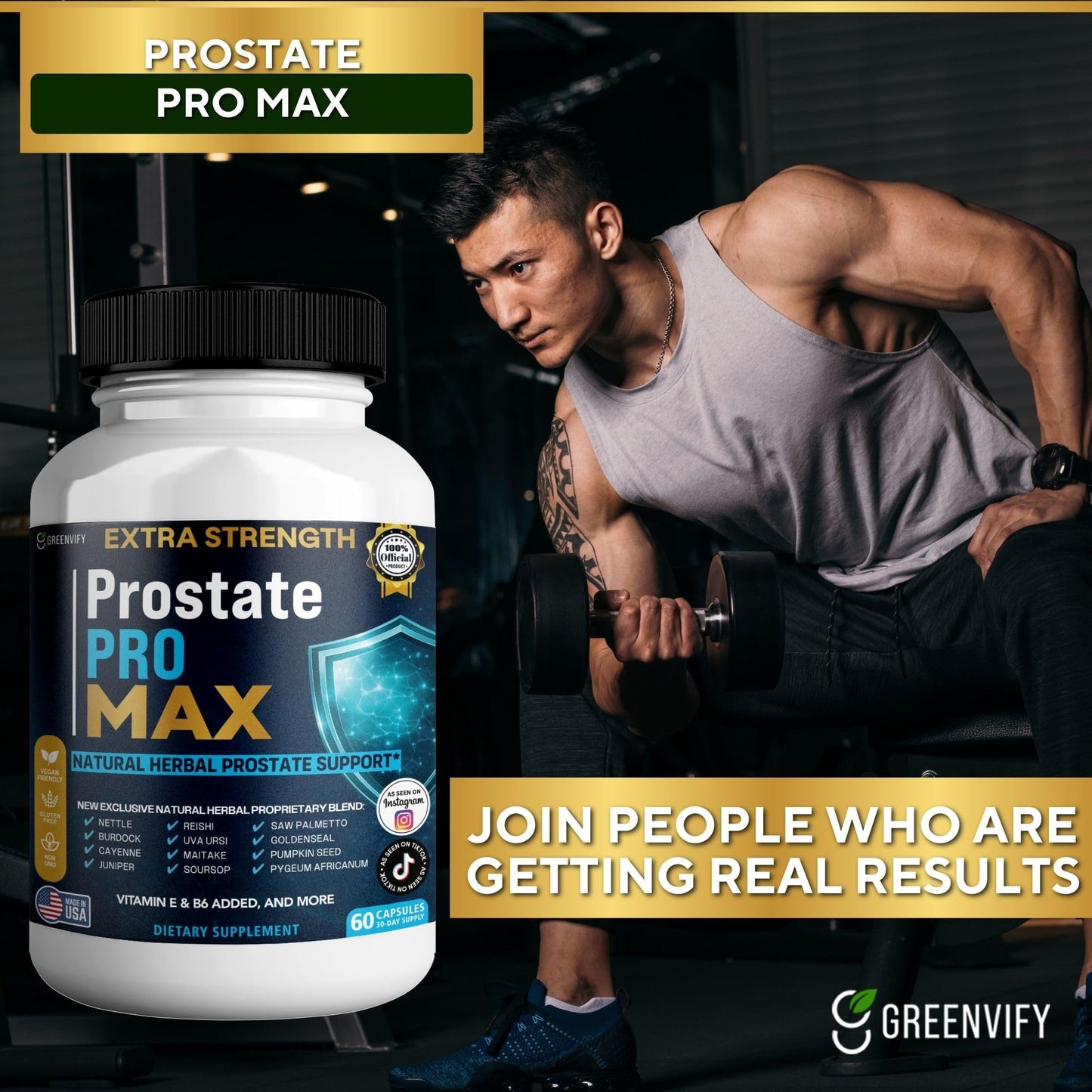 GREENVIFY Prostate Pro Max 60 Capsules