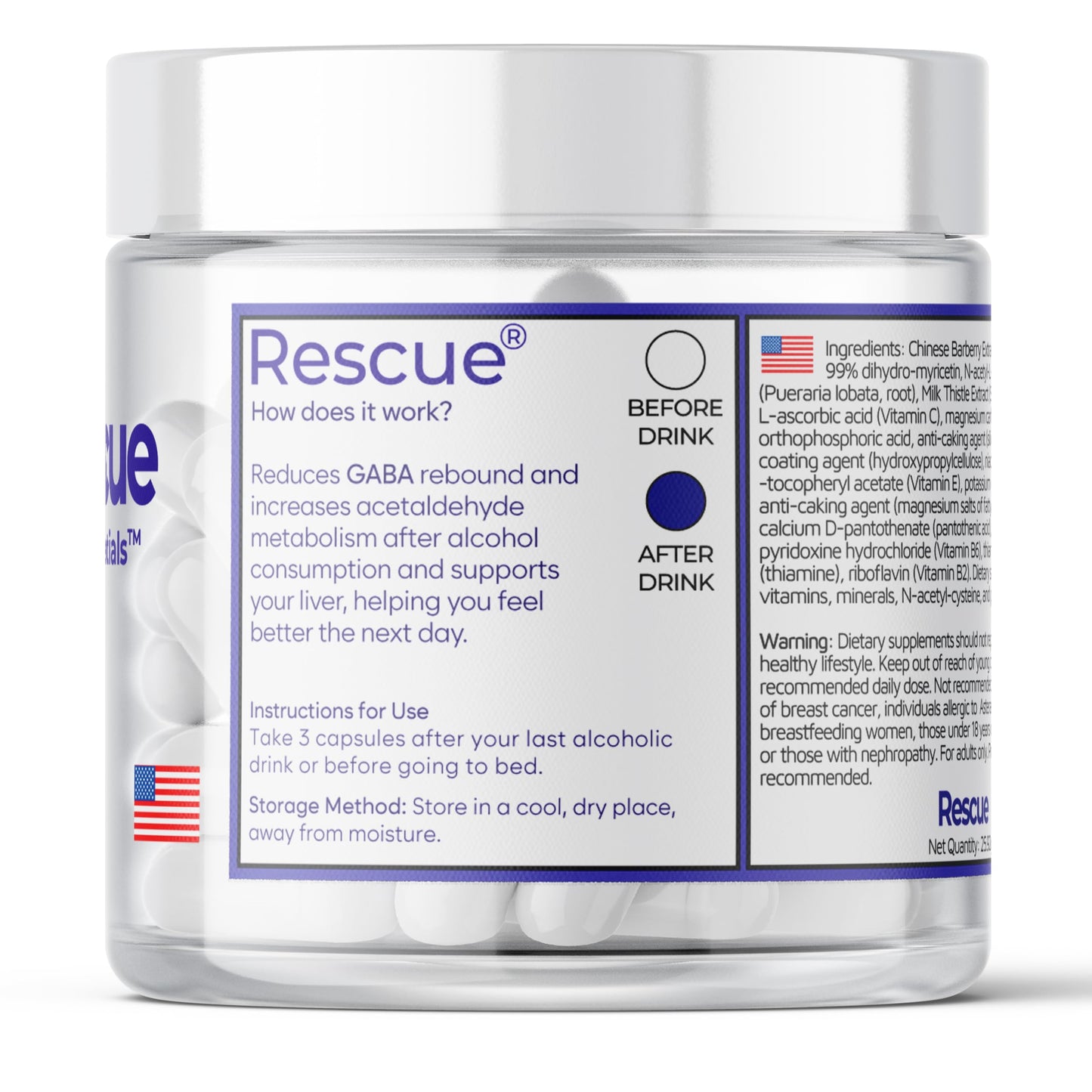 BioEssentials Restore – Happy Mornings & Liver Detox Support, 72 Capsules