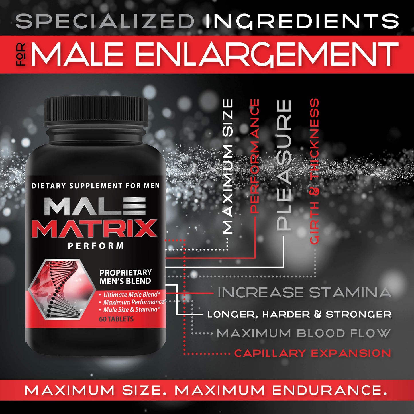 XL Science Male Matrix Tablet, 60 Count