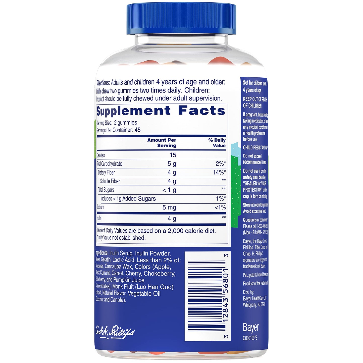 Phillips' Fiber Good Gummies Gummy 90 Count