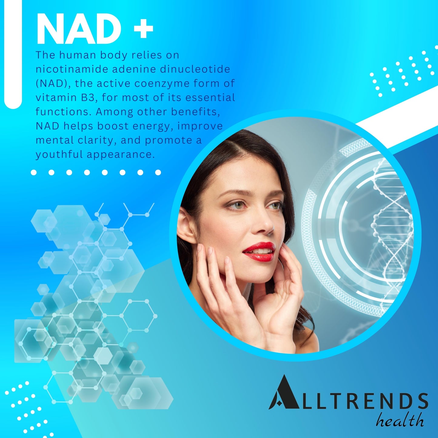 ALLTRENDS Health NAD Supplement 60 Capsules
