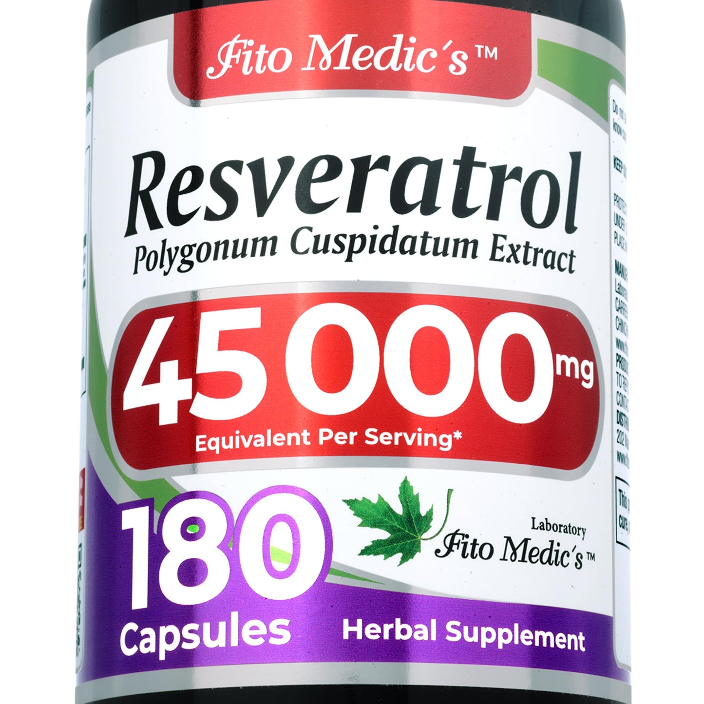 FITO MEDIC'S Resveratrol Capsule 180 Count