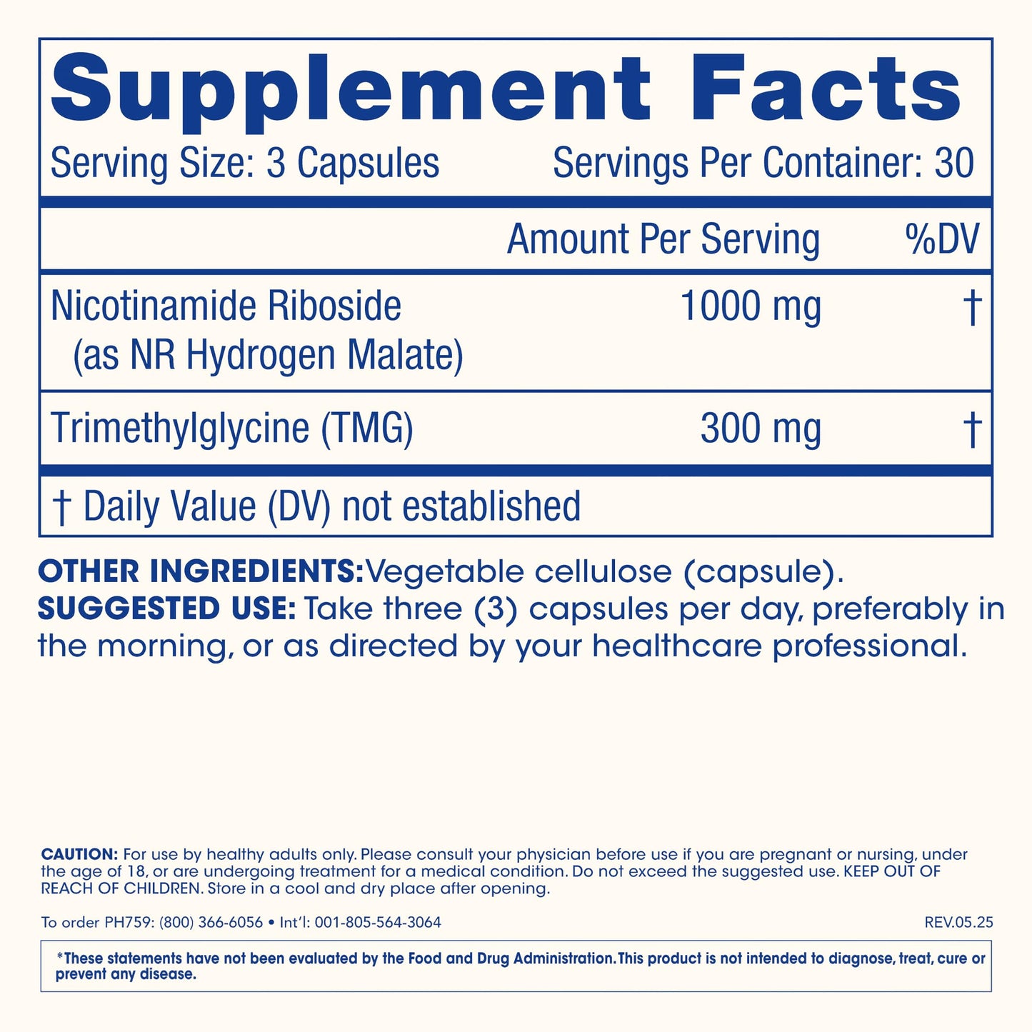ProHealth Nicotinamide Riboside Pro 1000 Capsules, 90 Count