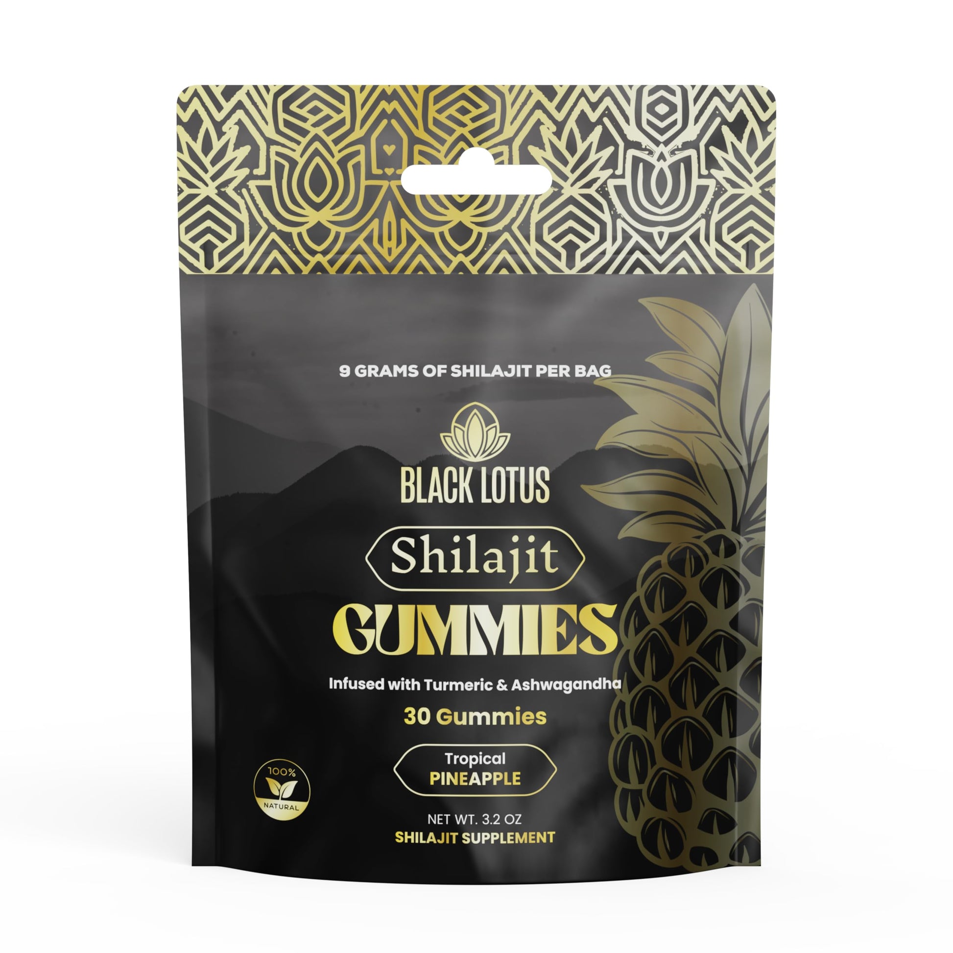 Black Lotus Shilajit Gummies, 30 Count