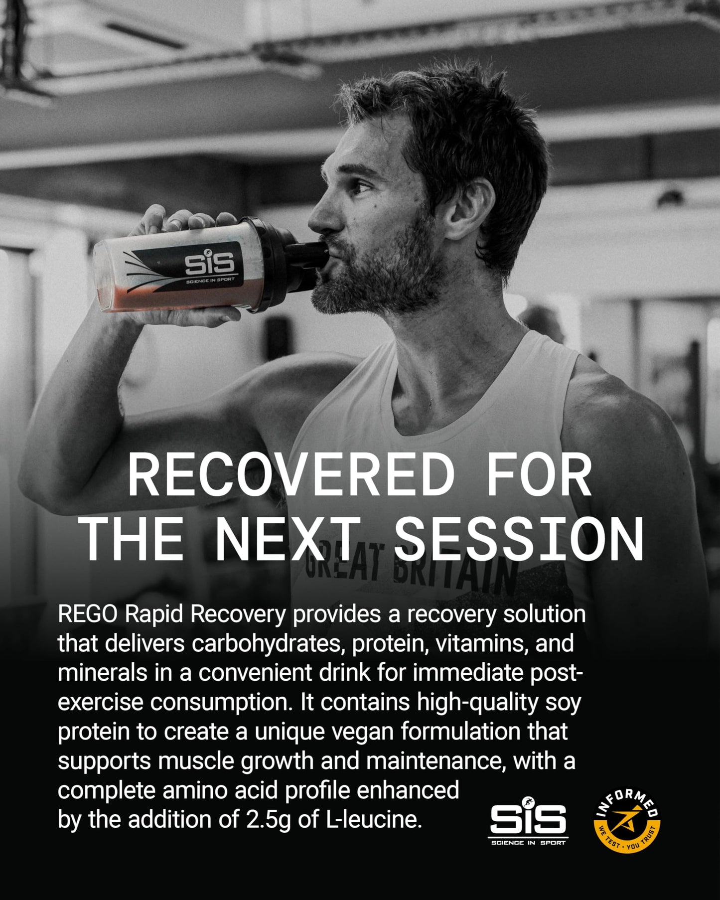 Science in Sport SiS REGO Rapid Recovery Protein Powder 52 oz