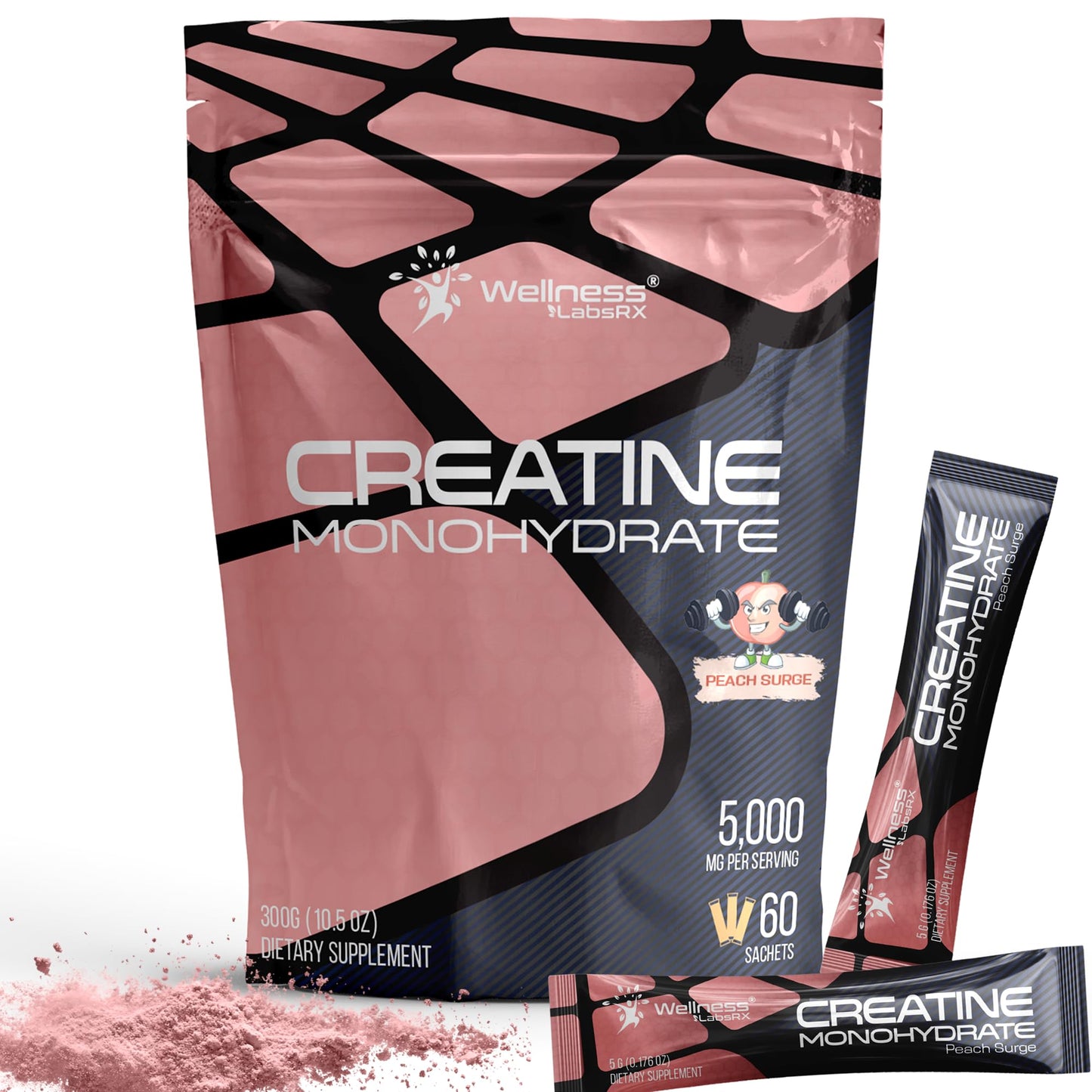 WELLNESS LABSRX Creatine Monohydrate Powder 10.5 oz