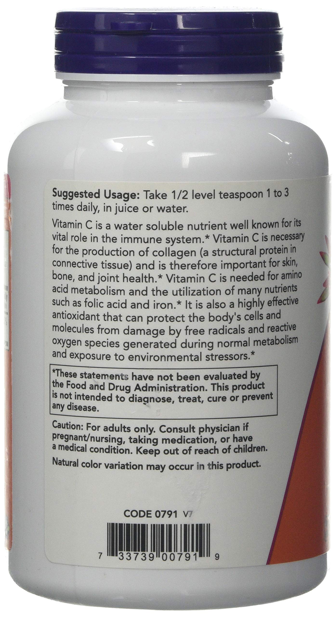NOW Foods Vitamin C Crystals Powder 16 oz