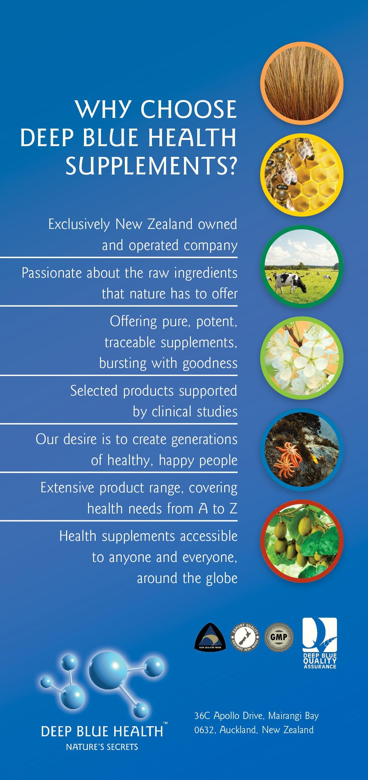 Deep Blue Health New Zealand Sea Cucumber Capsules, 90 Count
