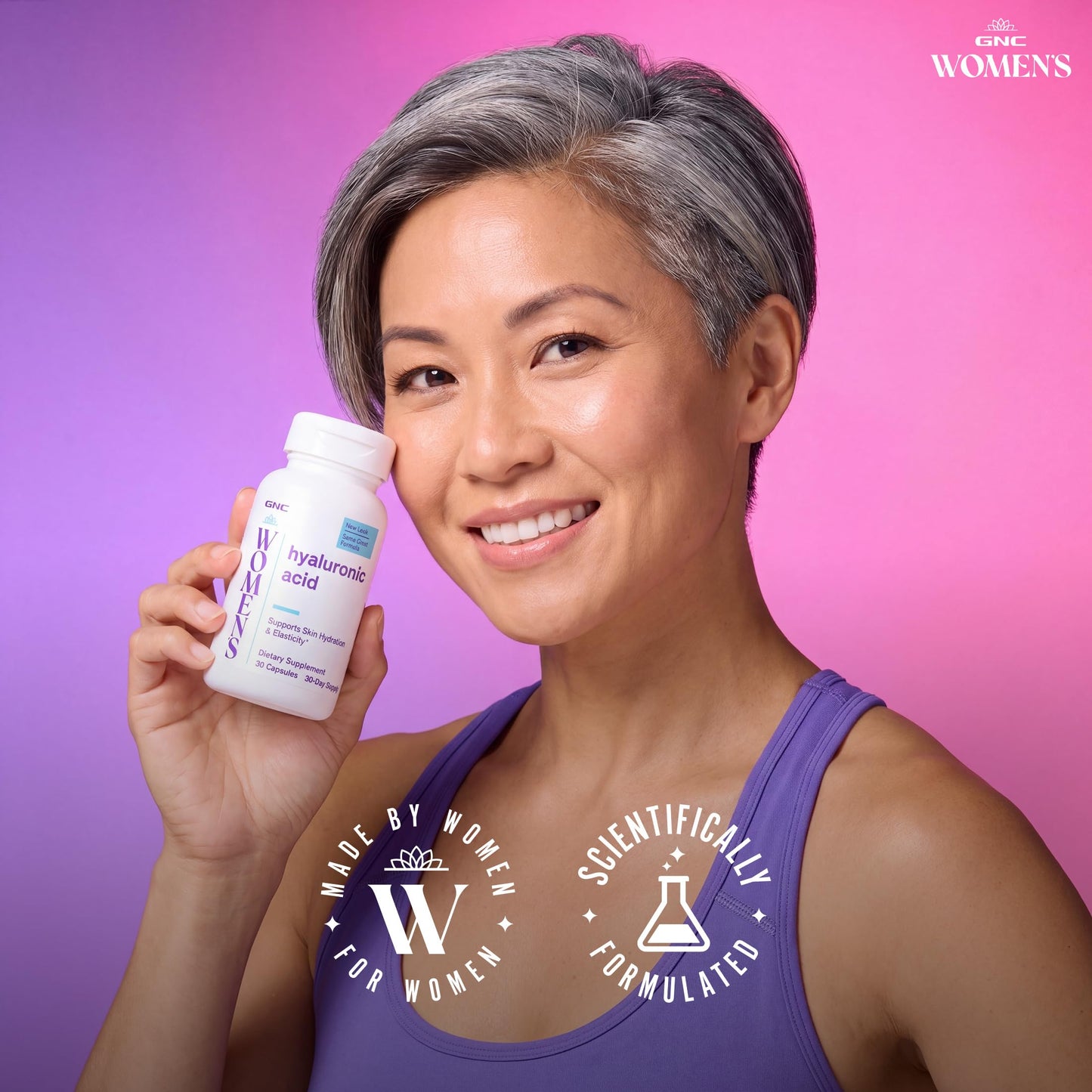 GNC Women's Hyaluronic Acid Capsule 30 Count