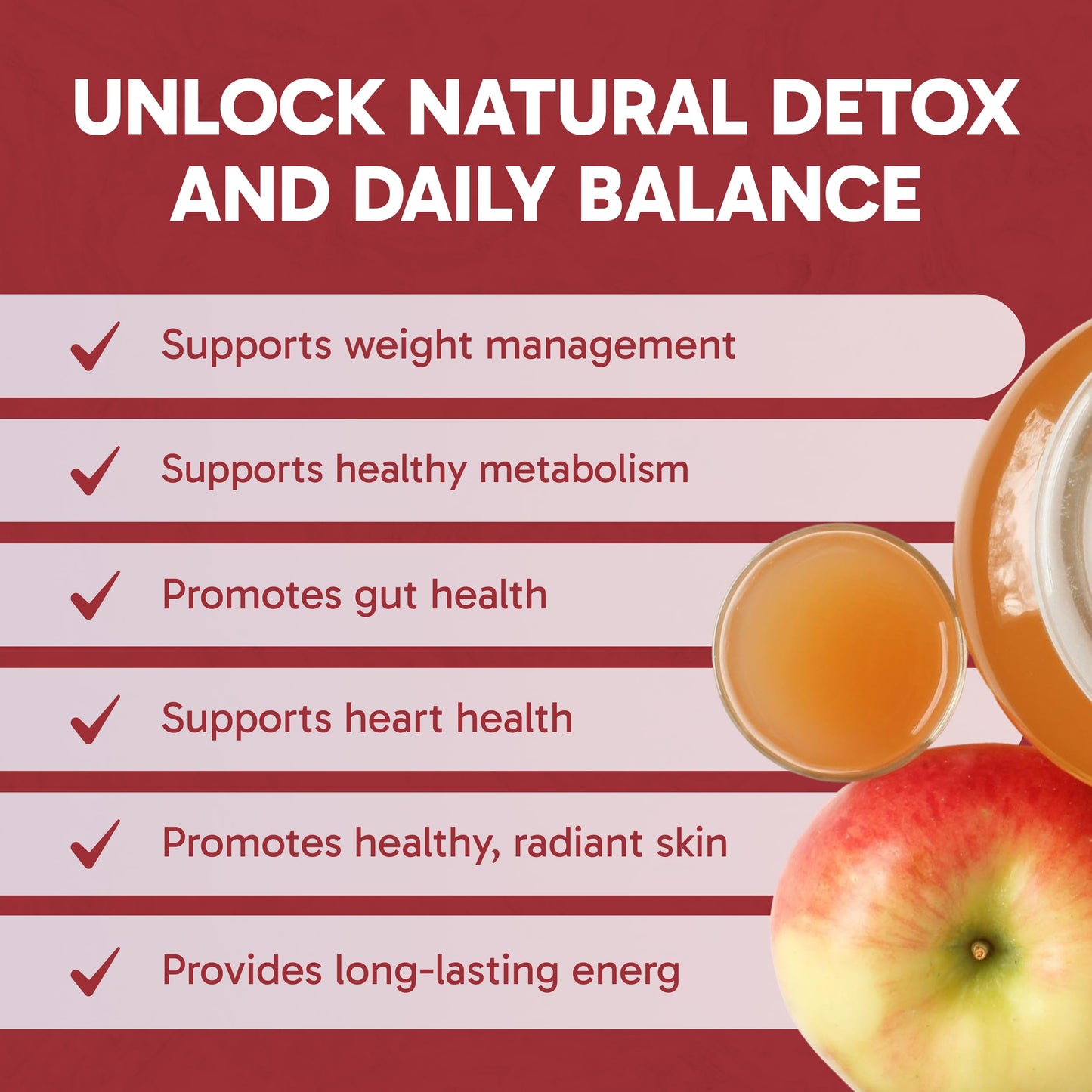 Clinical Effects Apple Cider Vinegar Capsules 1300mg 60 Count