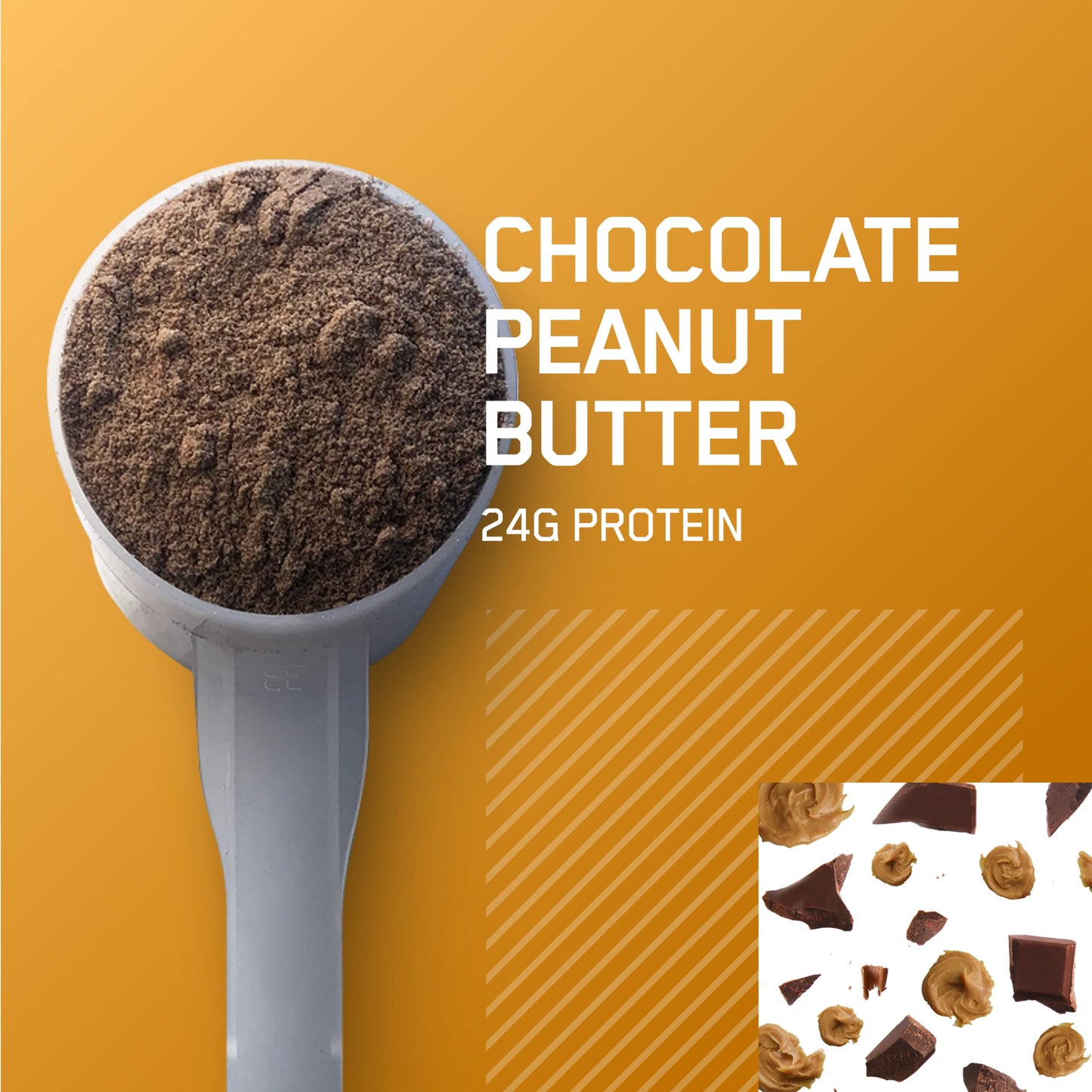 Optimum Nutrition Casein Powder Chocolate Peanut Butter 4 Pound 64