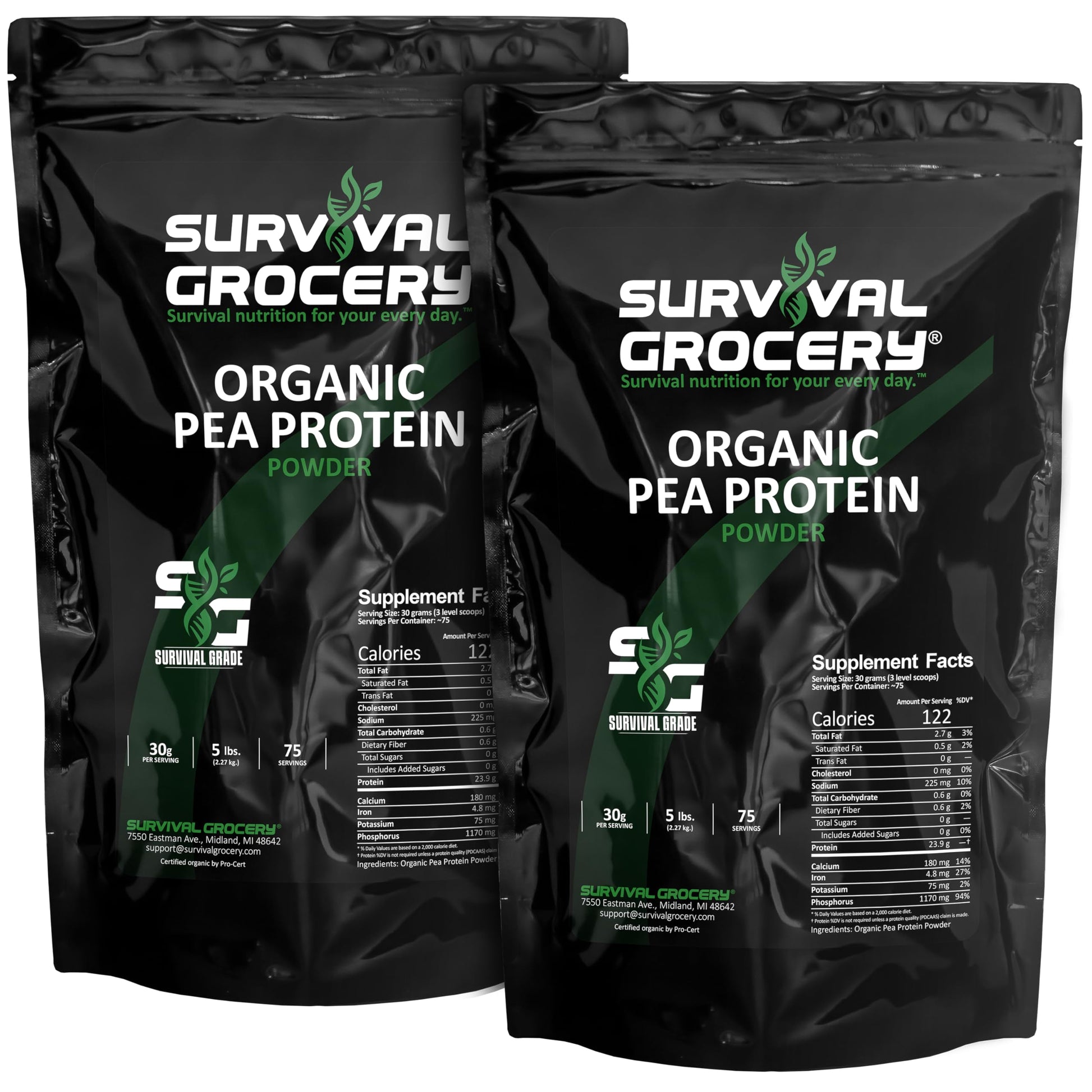 Survival Grocery Pea Protein Powder 160