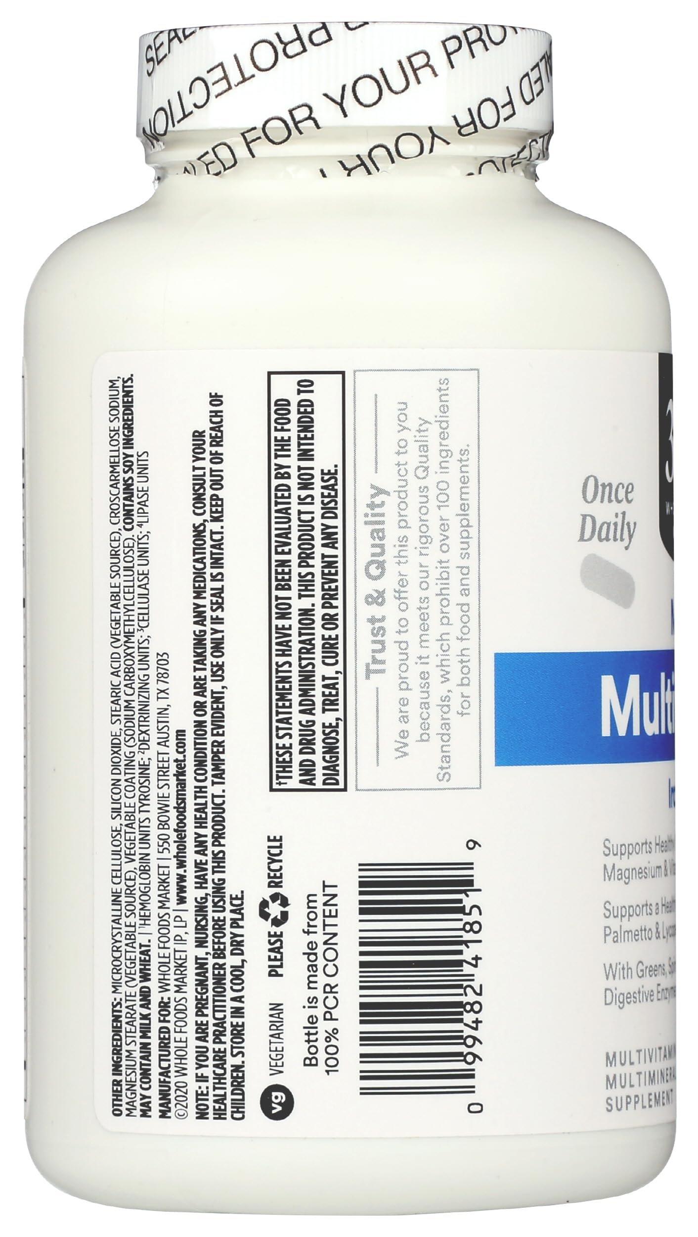 365 by Whole Foods Market Men's One Daily Multivitamin Tablets 180 Count