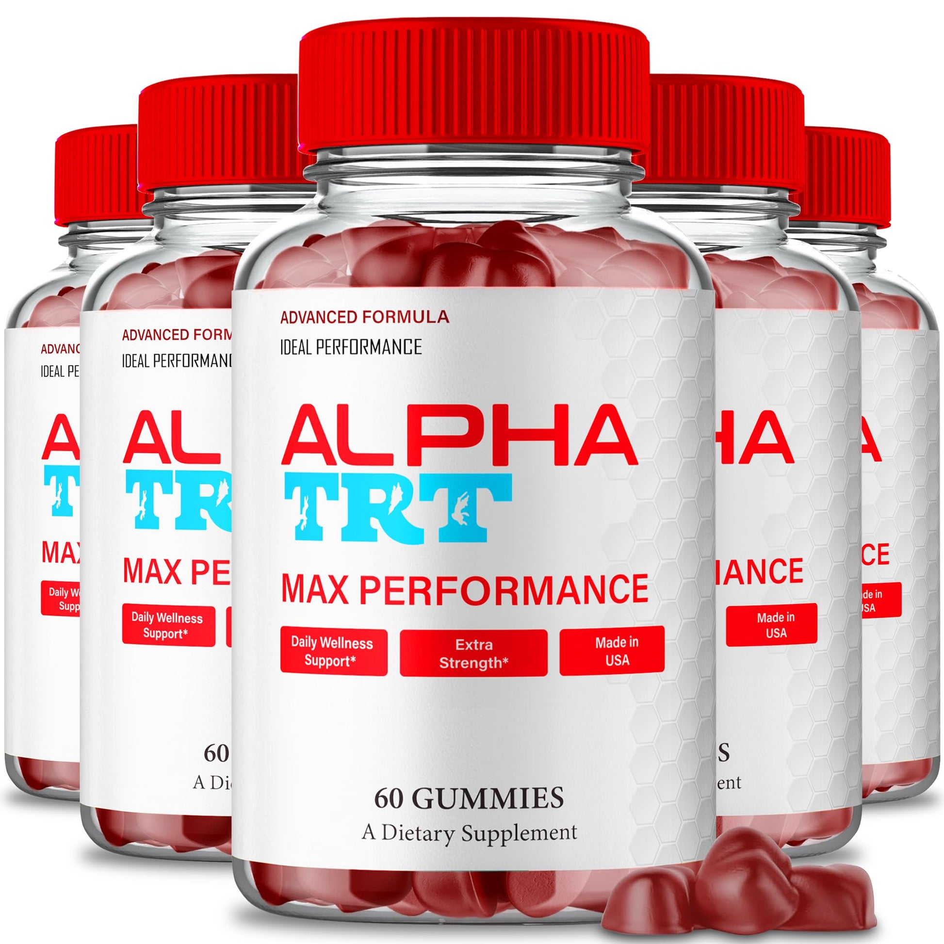 IDEAL PERFORMANCE Alpha TRT Gummies Gummy 300 Count