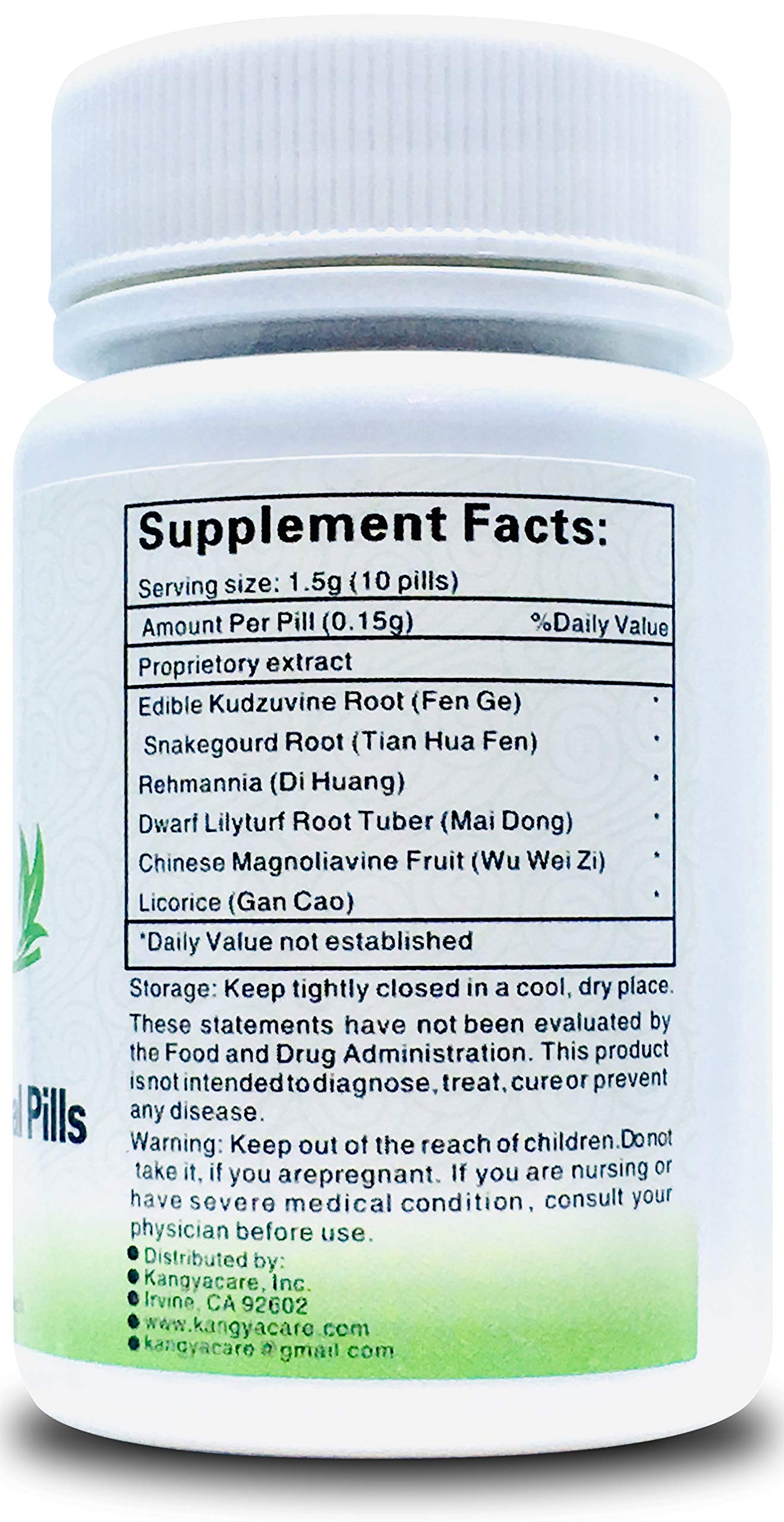 Kangyacare Jade Spring Herbal Pill Capsule, 400 Count