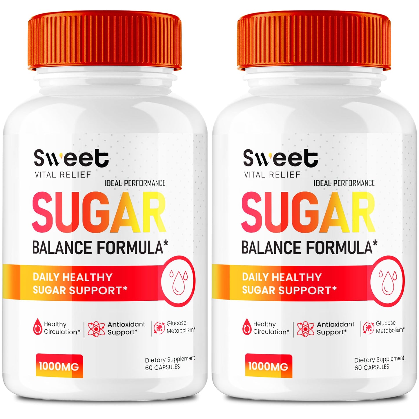 IDEAL PERFORMANCE Sweet Vital Relief Blood Balance Formula 120 Capsules