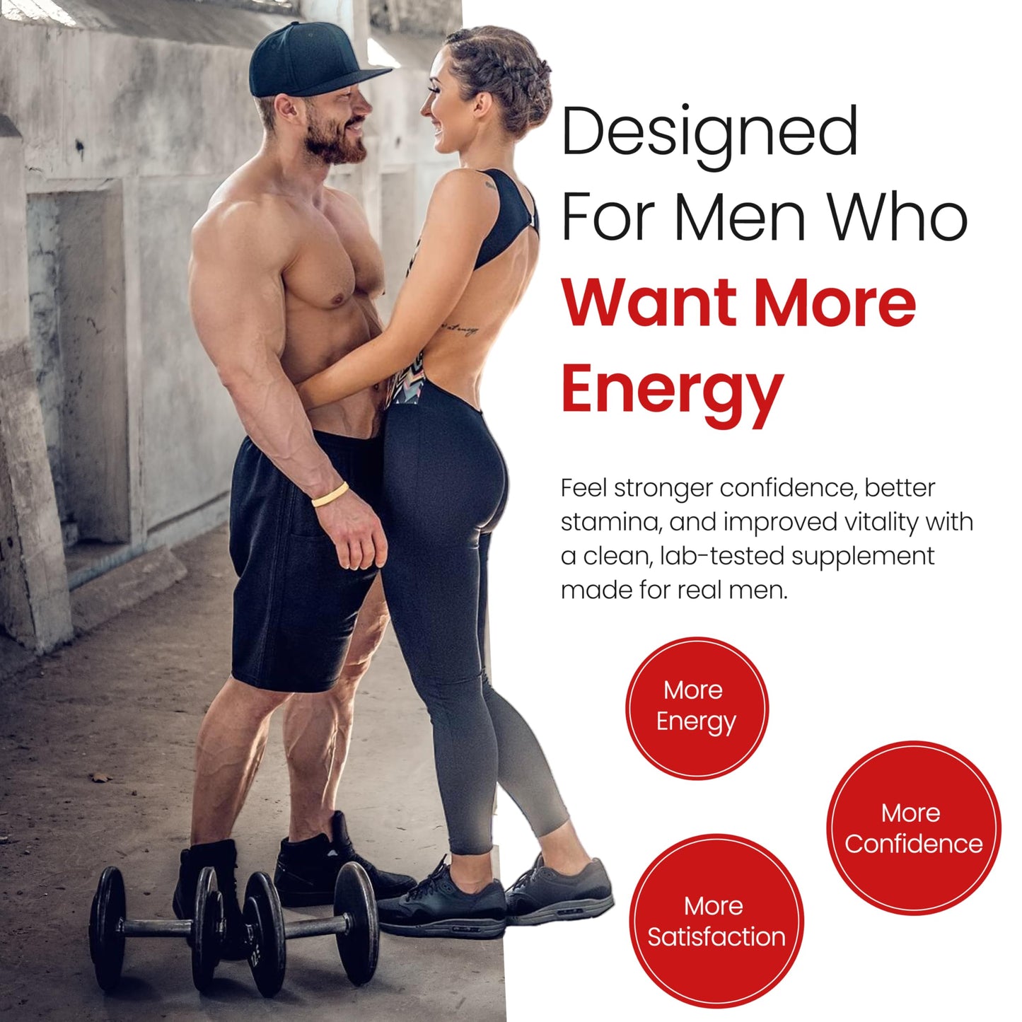 VINTERA LABS Semen Volume Booster - Load Maximizer, Testosterone Booster, Male Performance Premium Ingredients, 60 Capsules