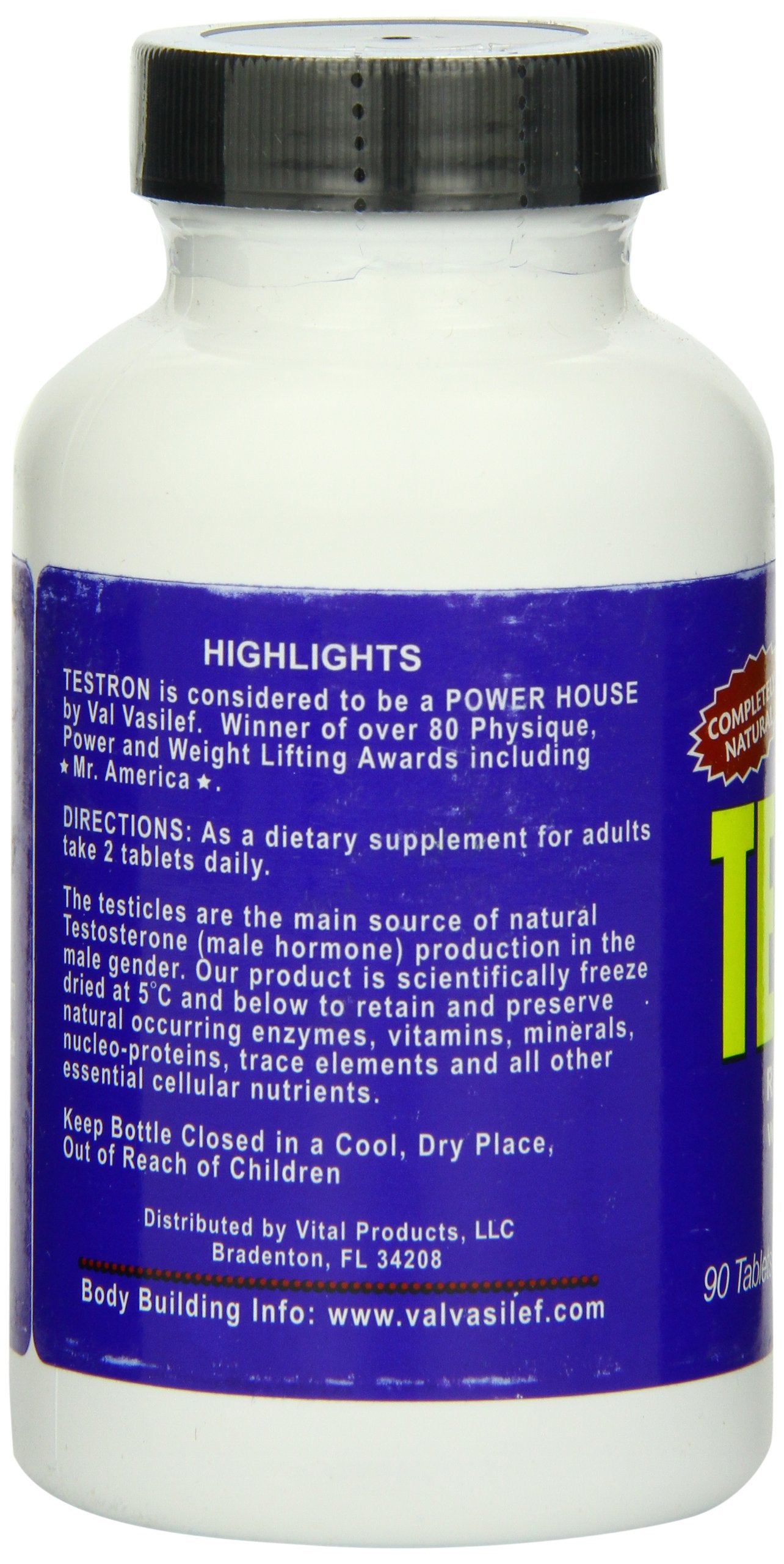 Vitol Body Builders Testron Tablets, 90 Count