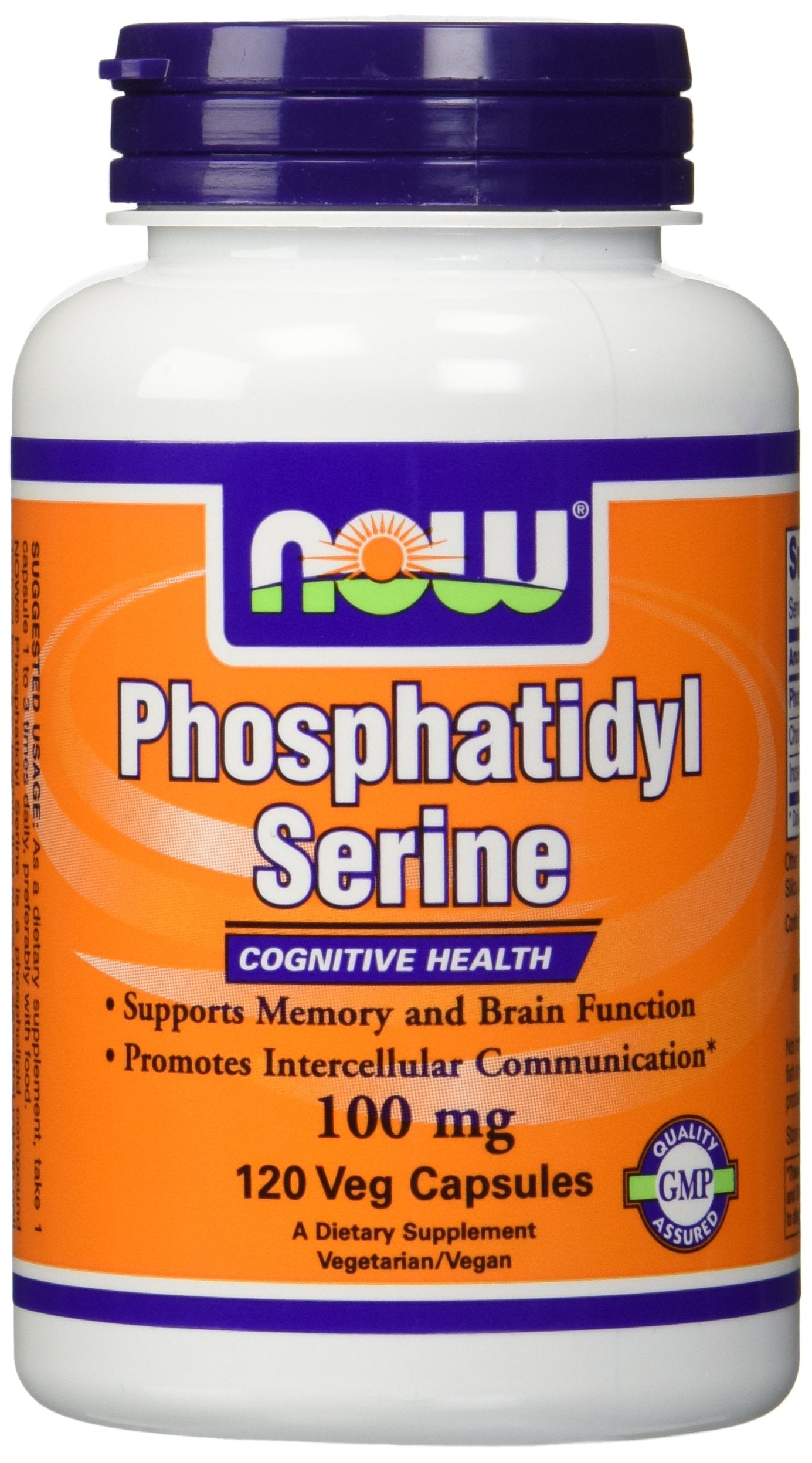 NOW Foods Phosphatidyl Serine 100 mg Capsules, 240 Veg Capsules