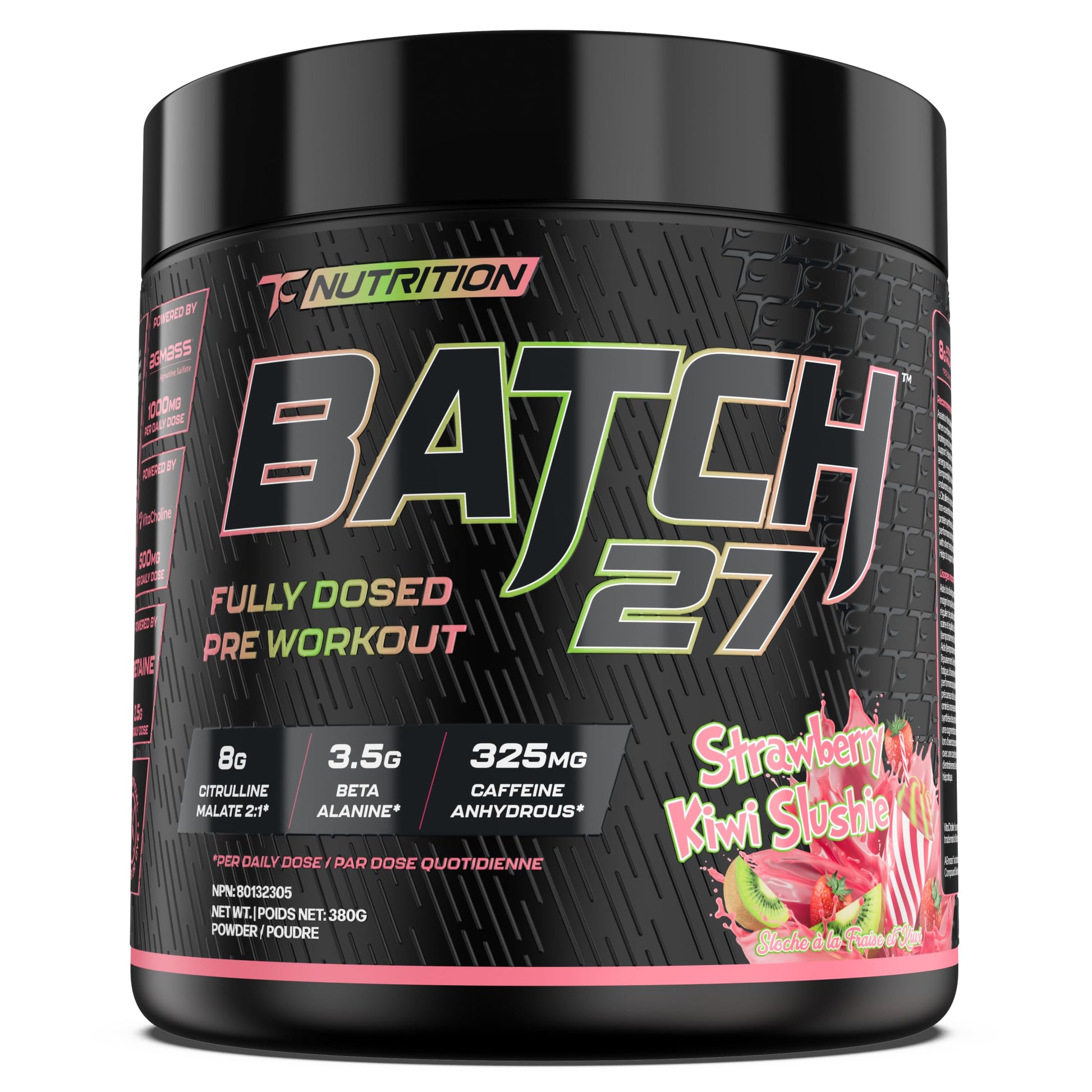 TC Nutrition Batch 27 Pre Workout Powder 12.7 oz