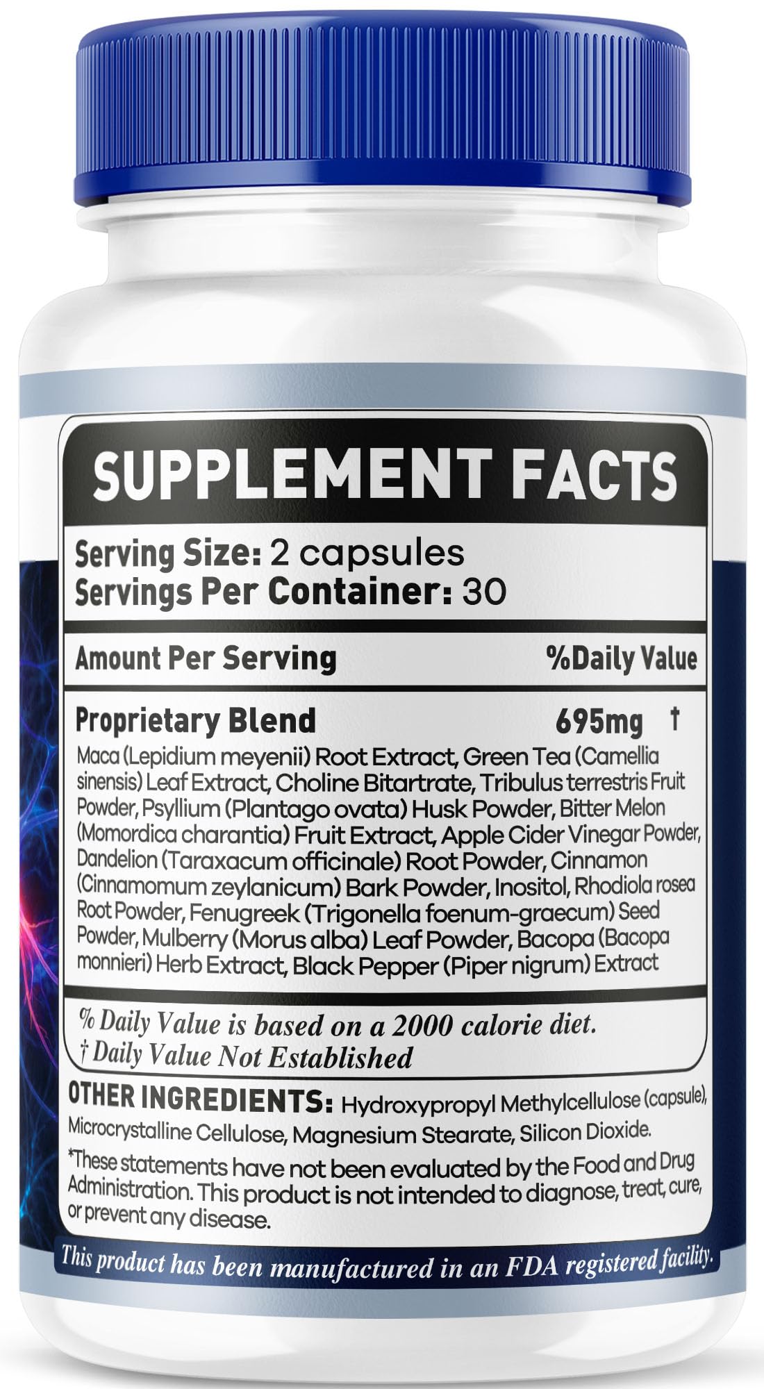 OVICIA NervEase Support Capsules, 120 Capsules