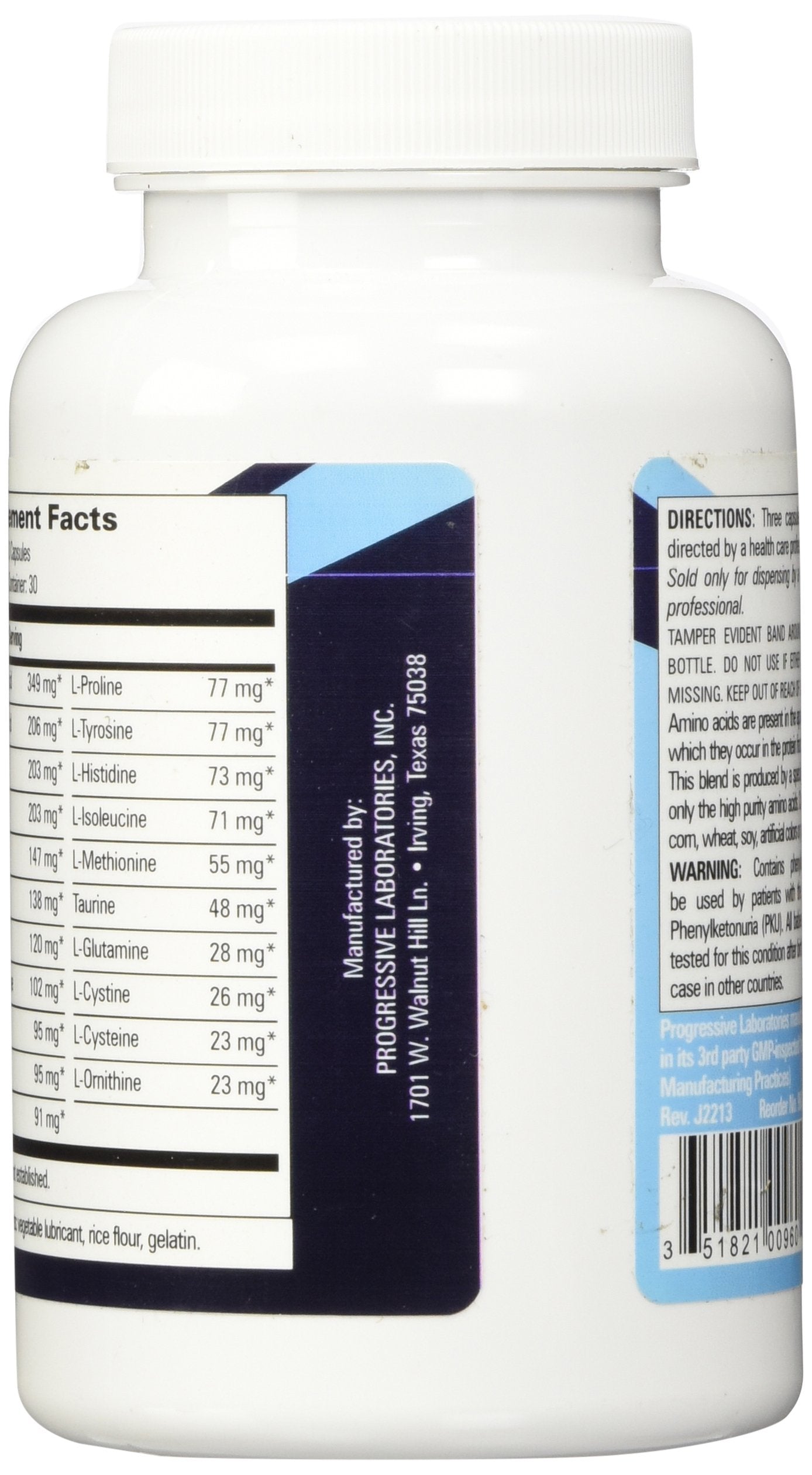 Progressive Laboratories Amino Blend Supplement Capsule 90 Count