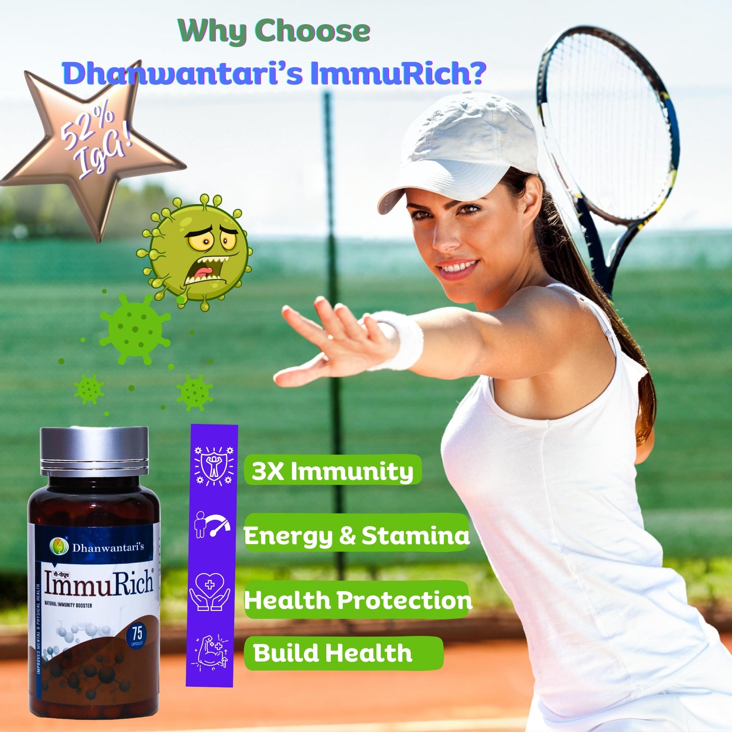 IMMURICH Natural Immunity Booster Capsule 120