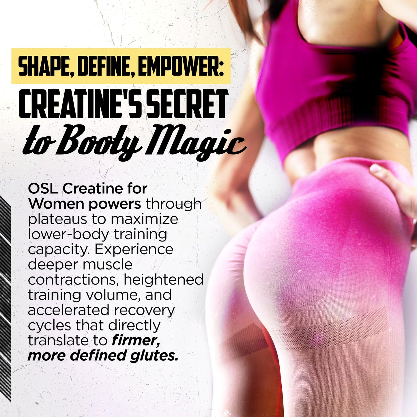 Old School Labs Creatine for Women Powder 8.57 Ounce