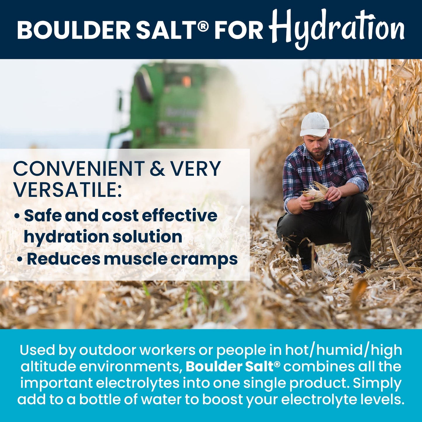 Boulder Salt Performance Health Taste Low Sodium Potassium Magnesium Electrolyte Salt Powder, 8 oz
