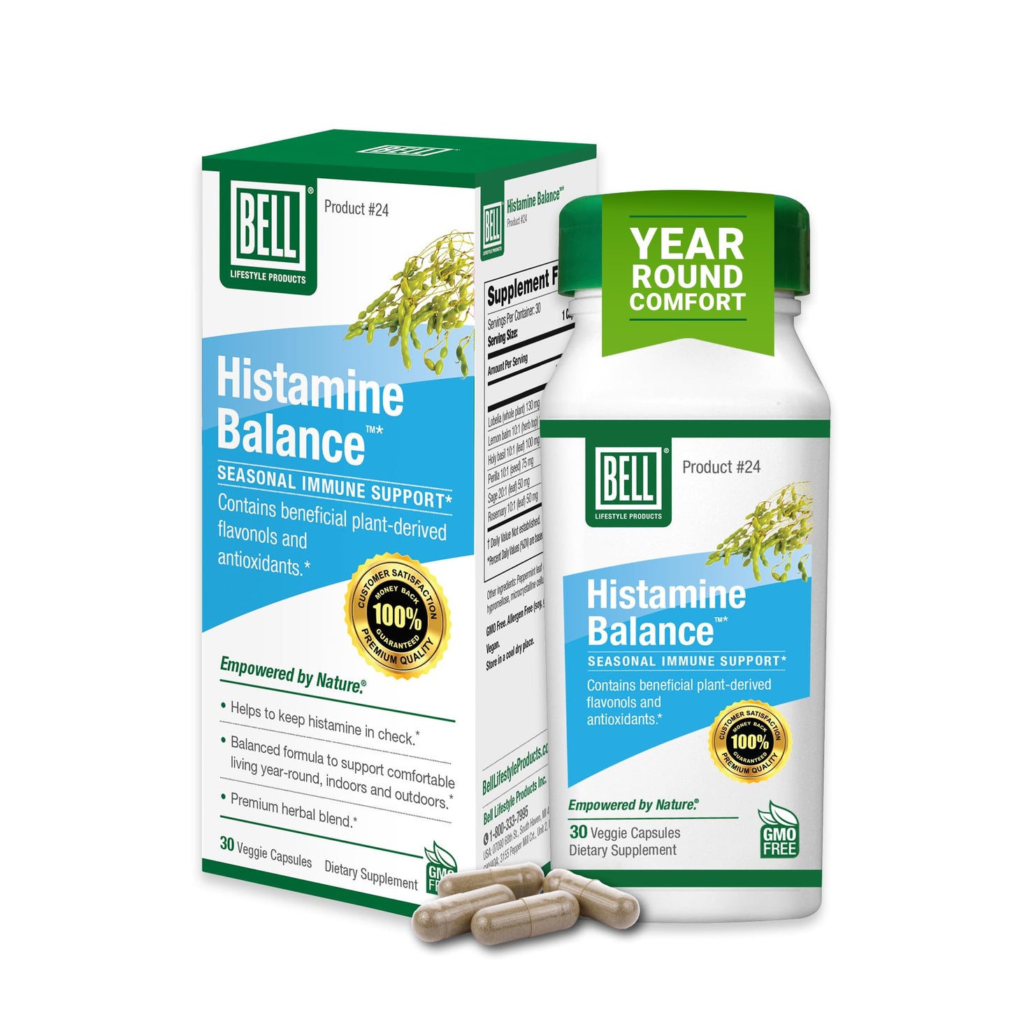 Bell Histamine Balance Capsule, 30 Count