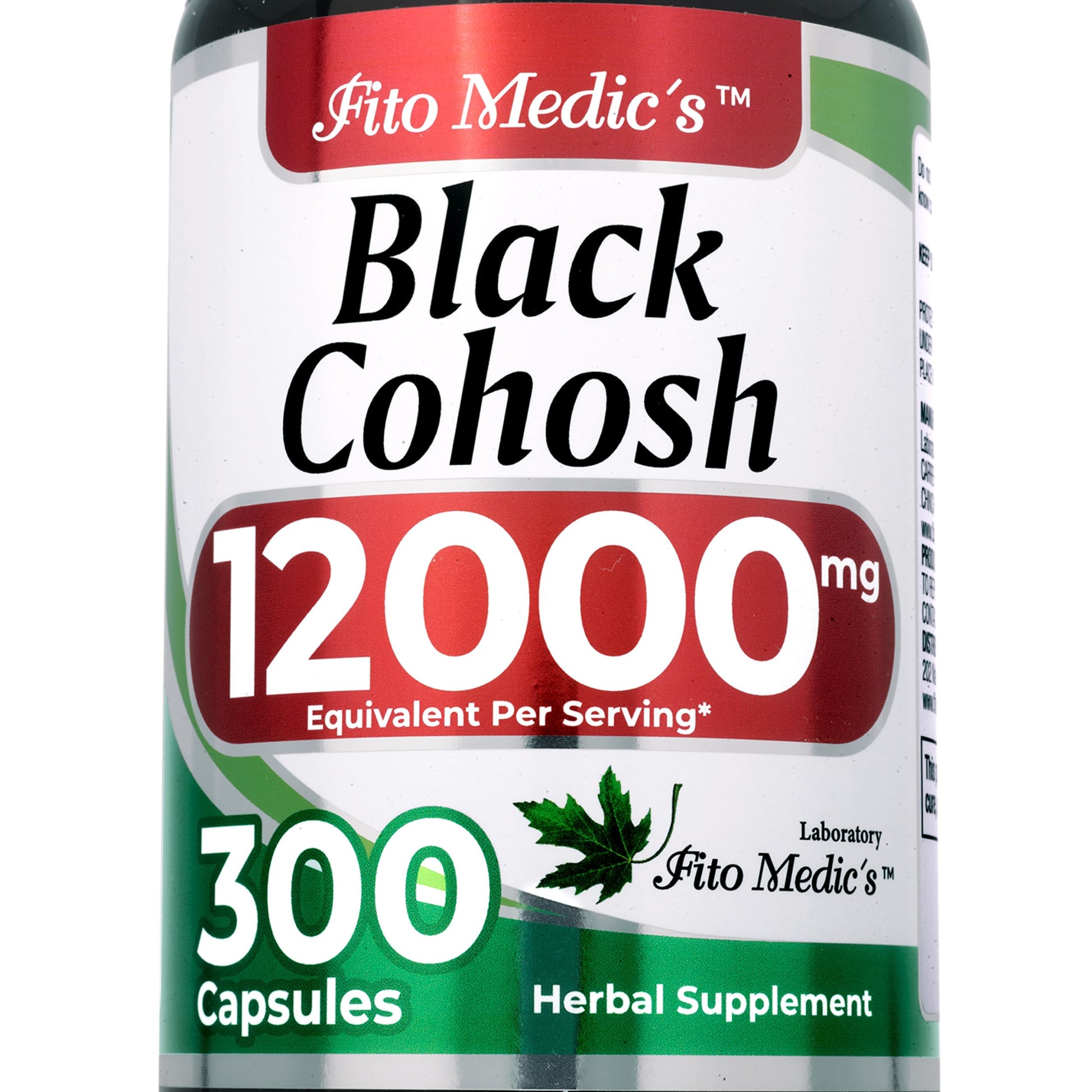 FITO MEDIC'S Black Cohosh Capsule, 300 Capsules