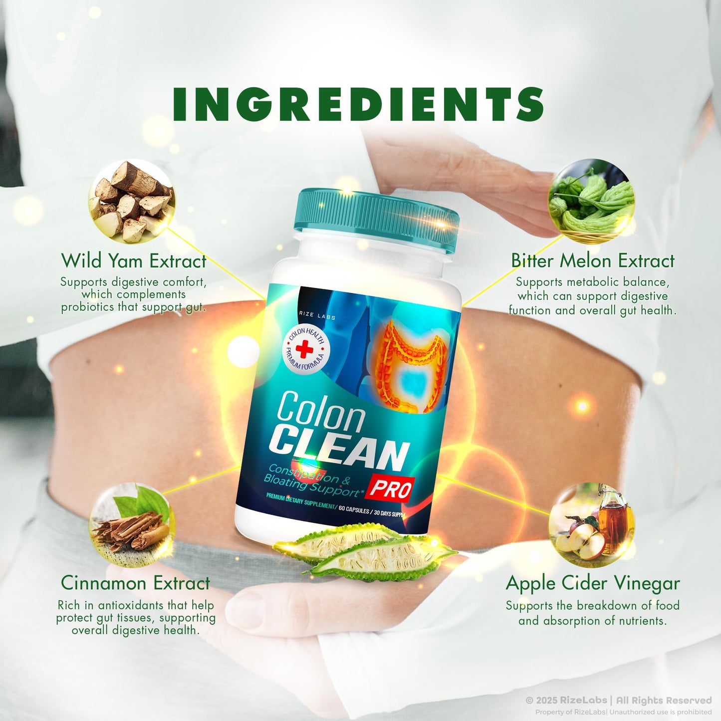 Rize Labs Colon Clean Pro Capsules 60 Count