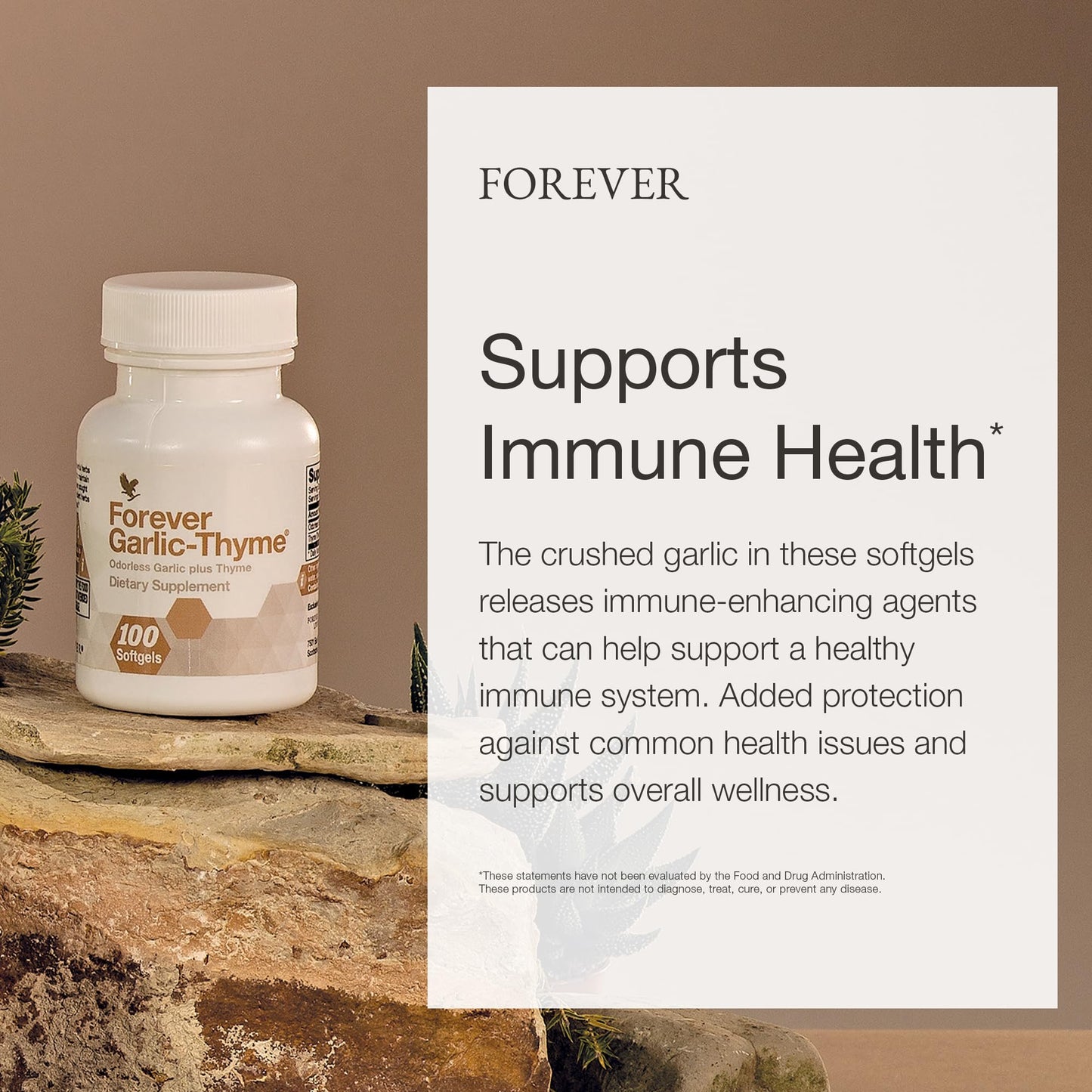 Forever Living Products Forever Garlic-Thyme Softgel Capsules 100