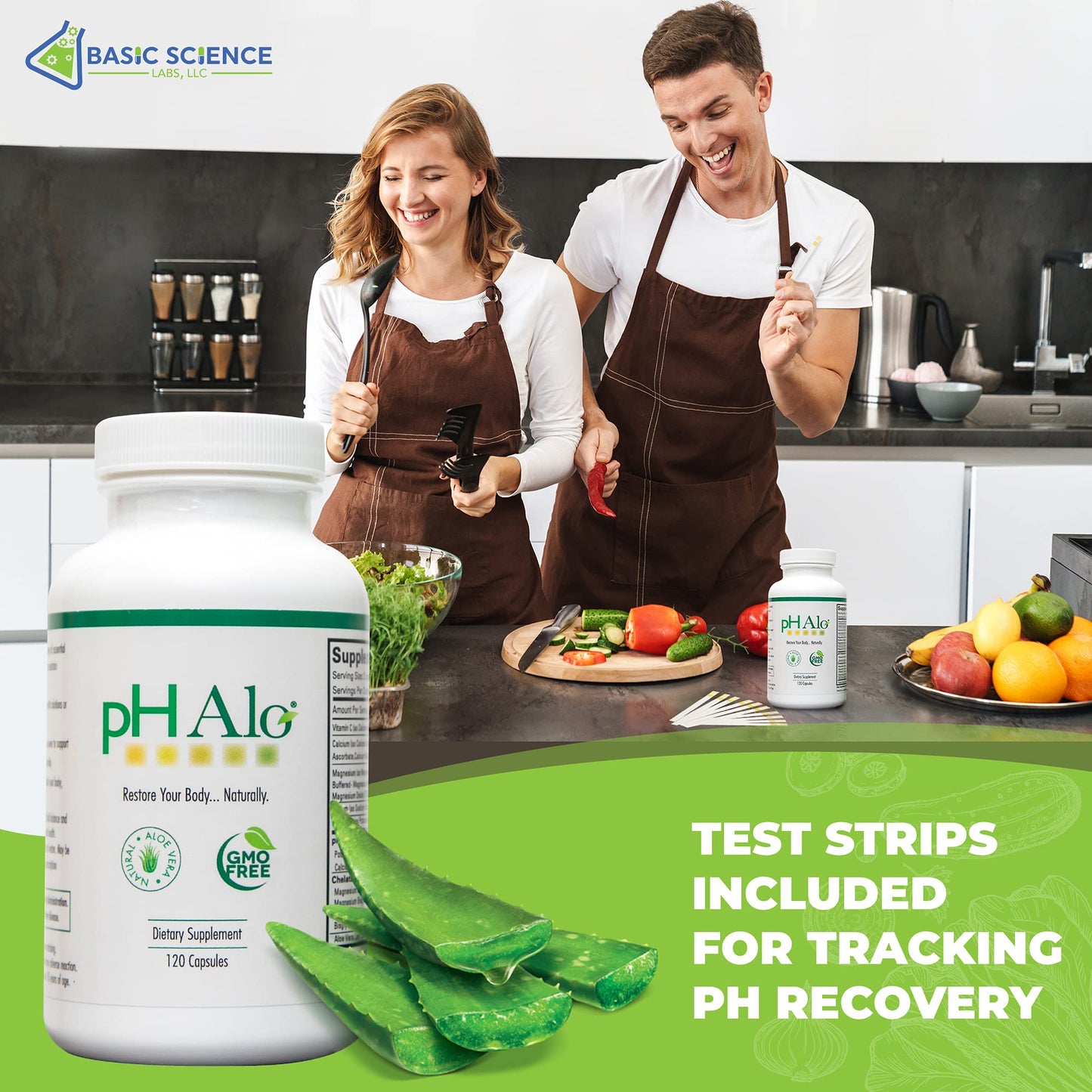pHAlo pH Balance Magnesium Bicarbonates Capsule, 120 Count