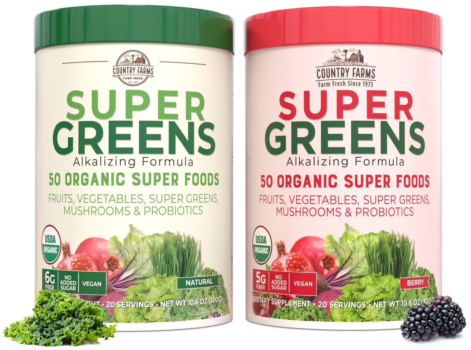 Country Farms Super Greens Power Pack Powder 21.2 oz