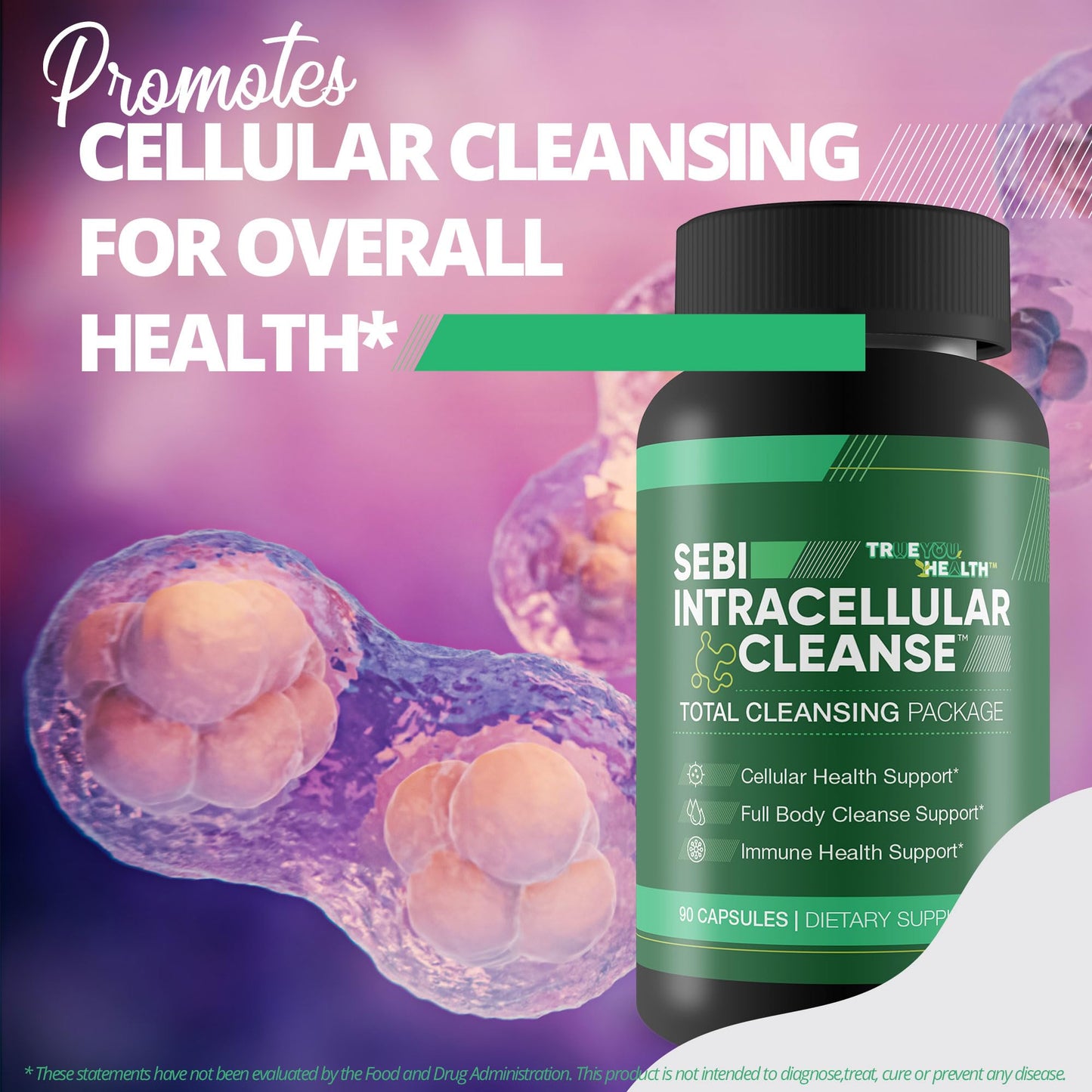 True You Health Sebi Intracellular Cleanse Capsule 90 Count