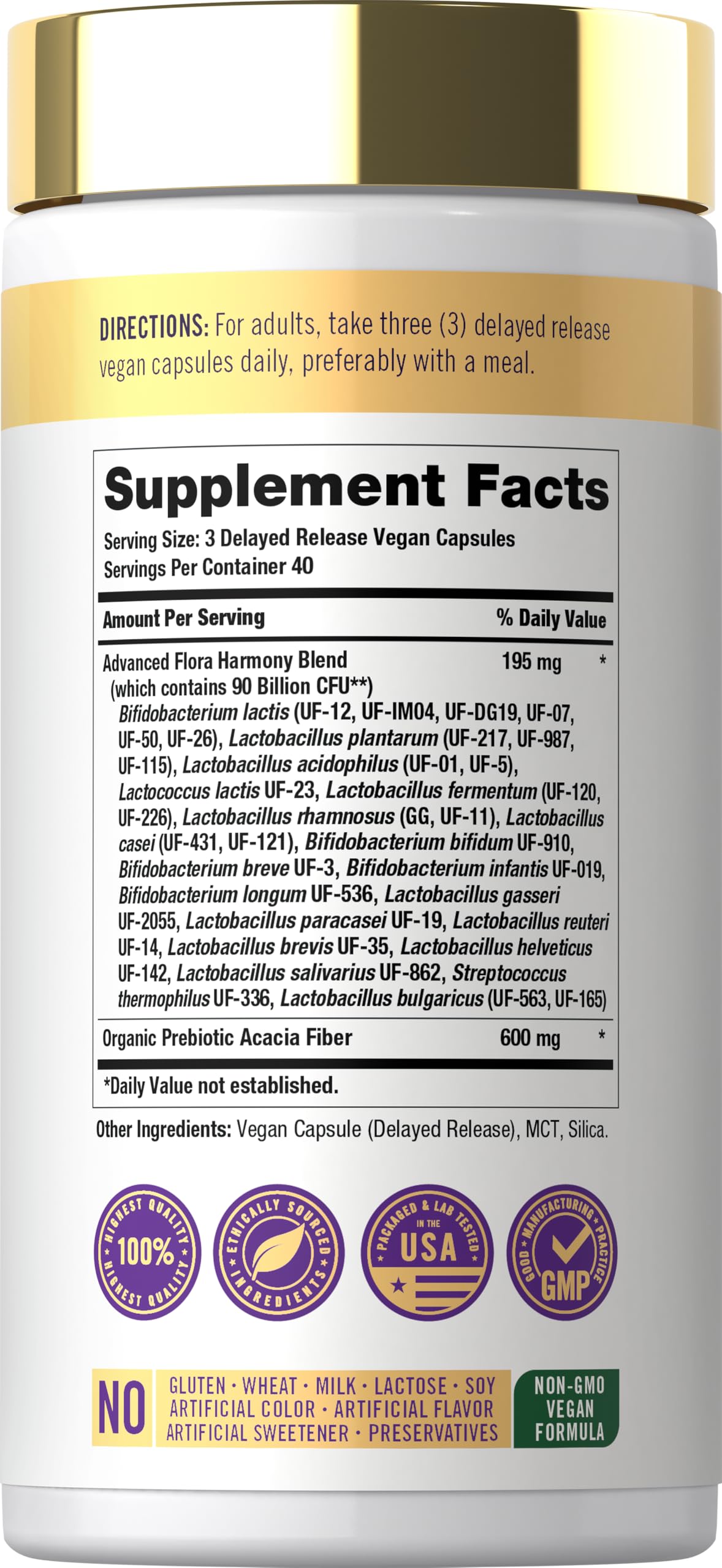 Carlyle Probiotics for Women and Men Capsules 120
