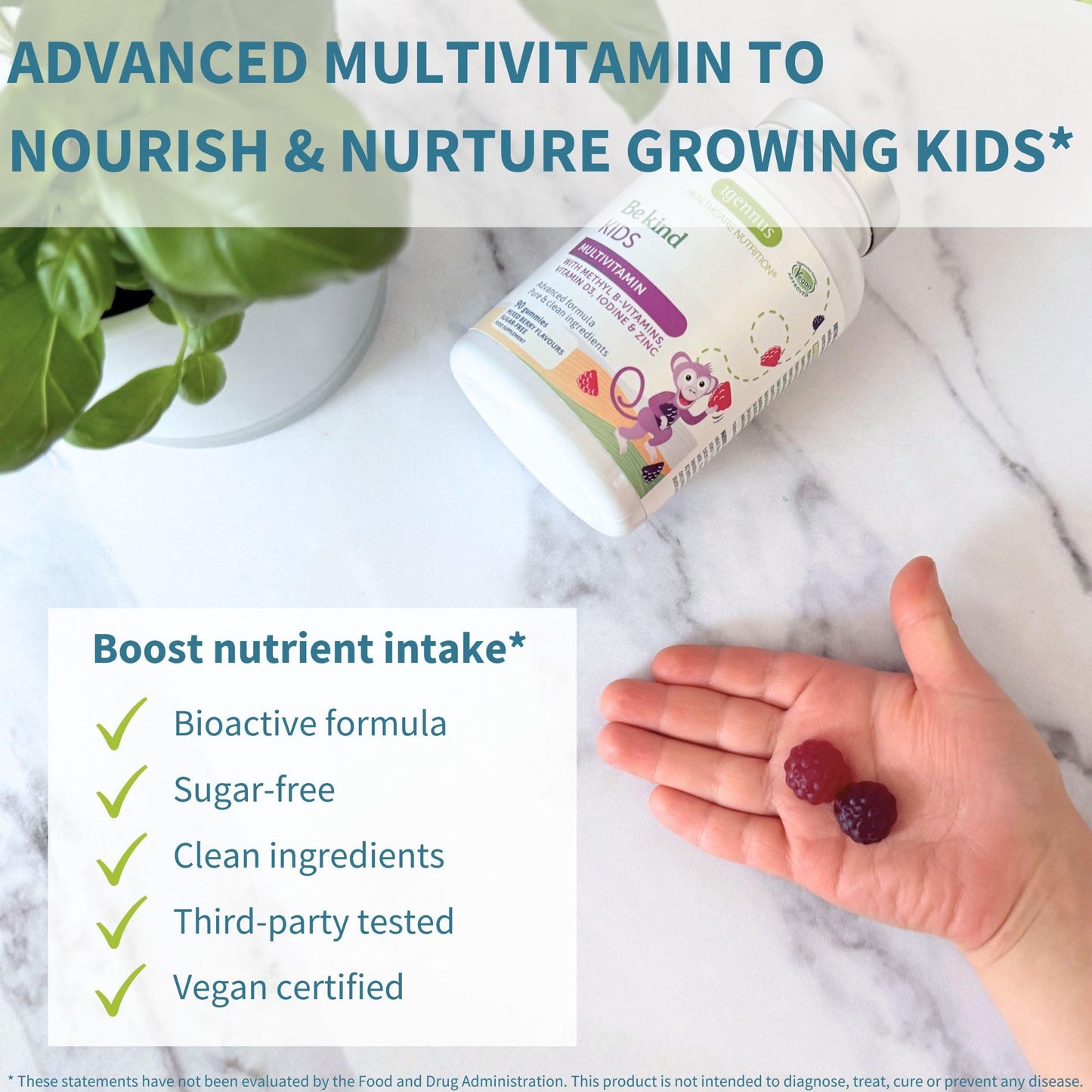 Igennus Healthcare Nutrition High Absorption Methylated Prenatal + Advanced Kids Multivitamin Gummies Bundle, 60 Tablets + 90 Gummies, 150 Count
