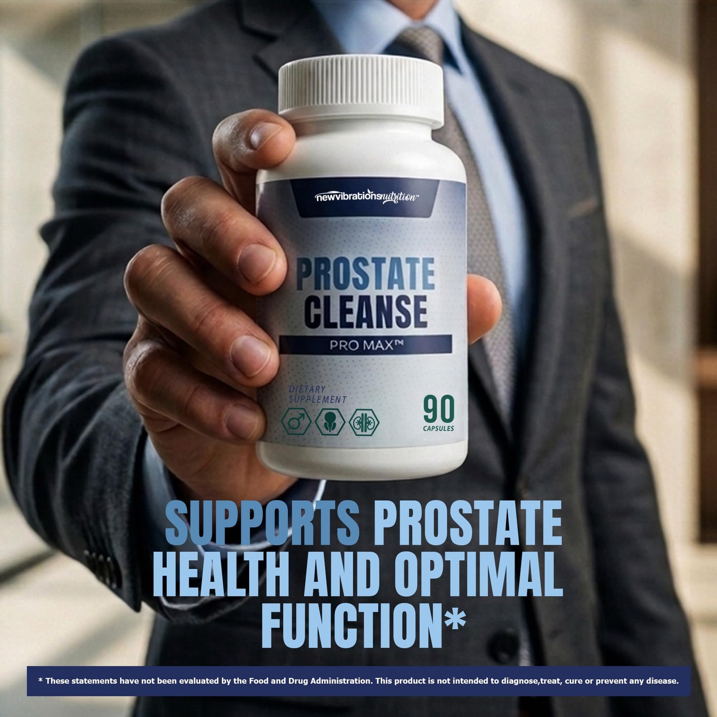 New Vibrations Nutrition Prostate Cleanse Pro Max Capsule 90
