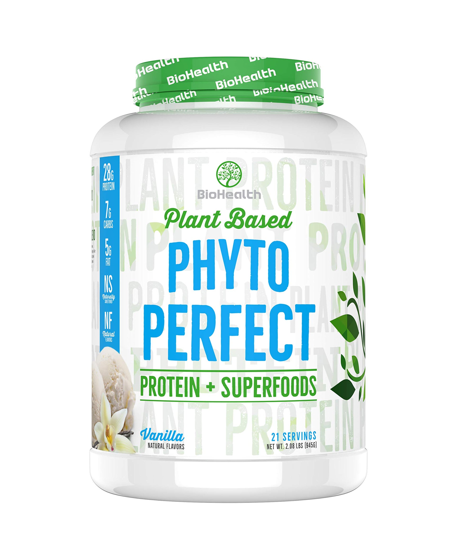 BioHealth Nutrition Phyto Perfect Vanilla Protein Powder, 32 Servings